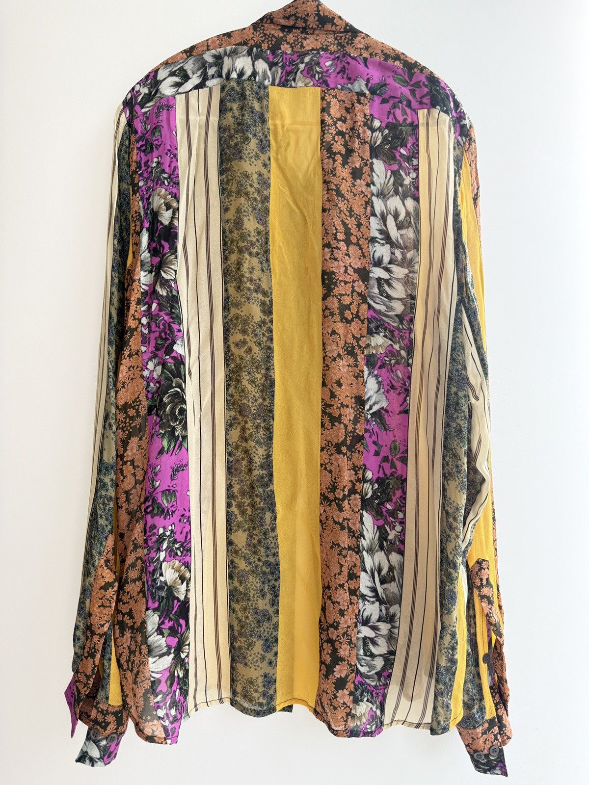 Dries Van Noten Dries van Noten patchwork shirt Size US L / EU 52-54 / 3 - 2 Thumbnail