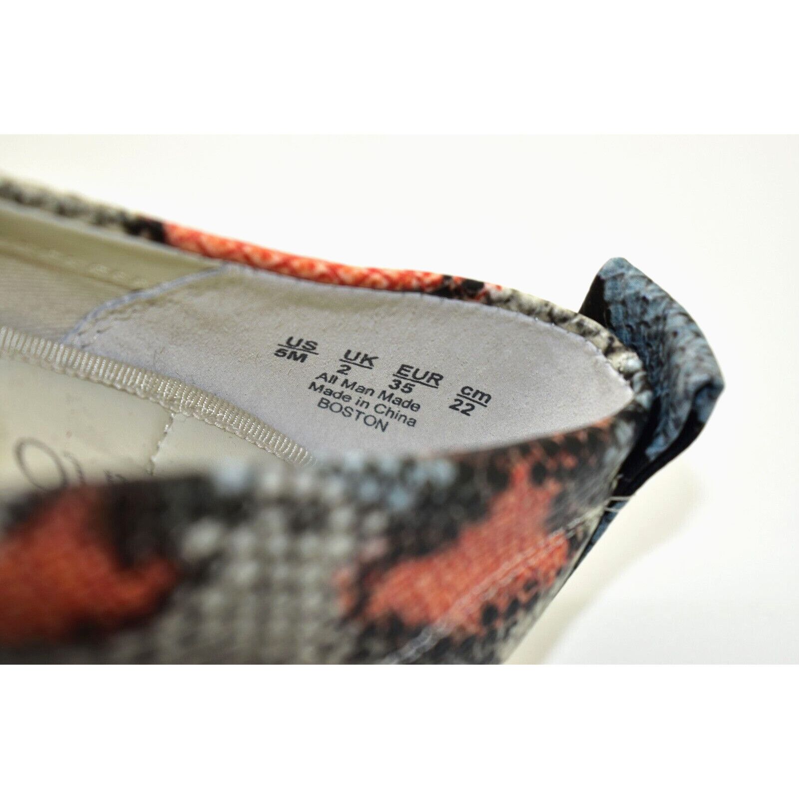 Franco Sarto NEW FRANCO SARTO Boston Blue Snake Sneaker Loafers 5M/35 Size US 5 / IT 35 - 6 Thumbnail