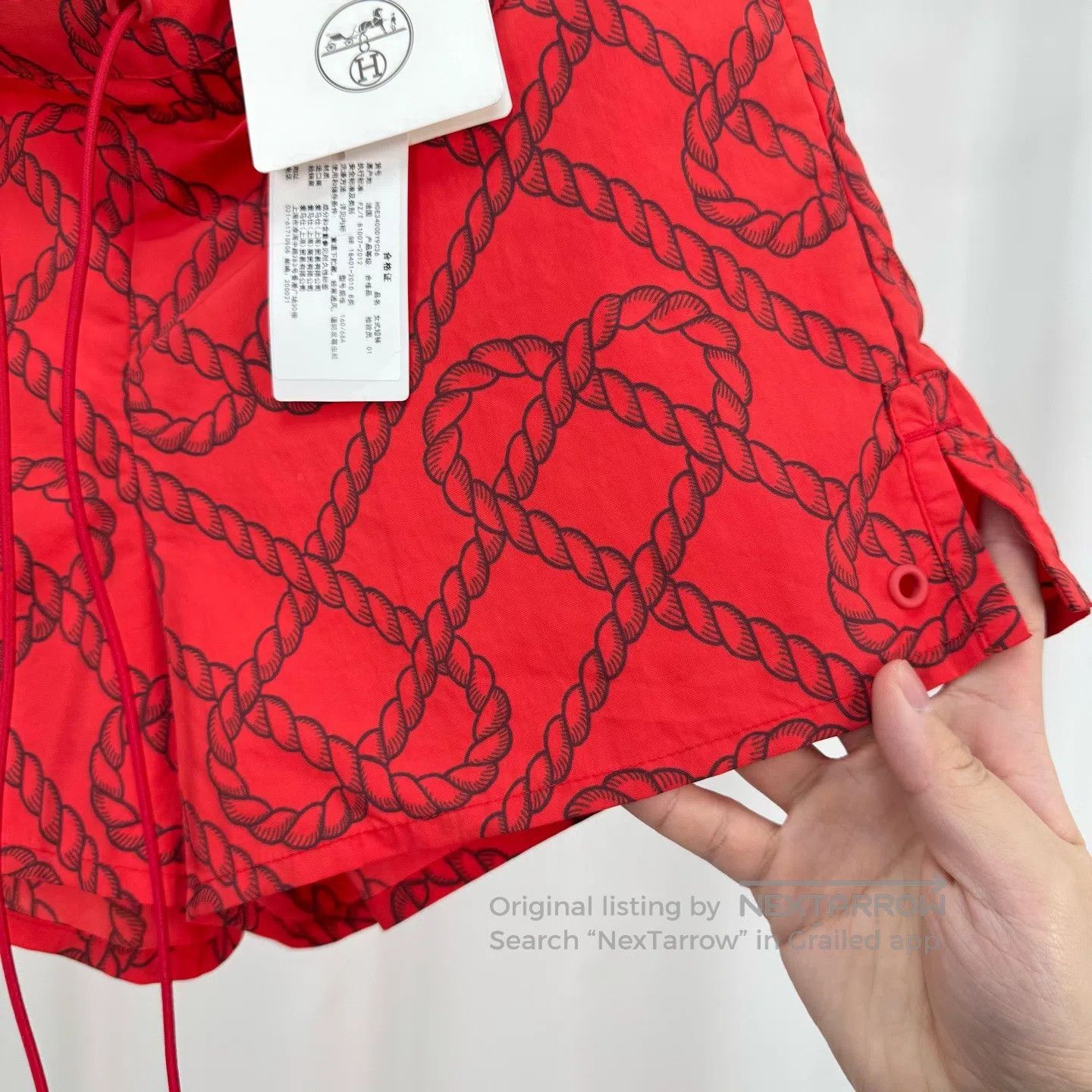 Hermes Hermes All-over knot print shorts| Size 35" - 4 Thumbnail