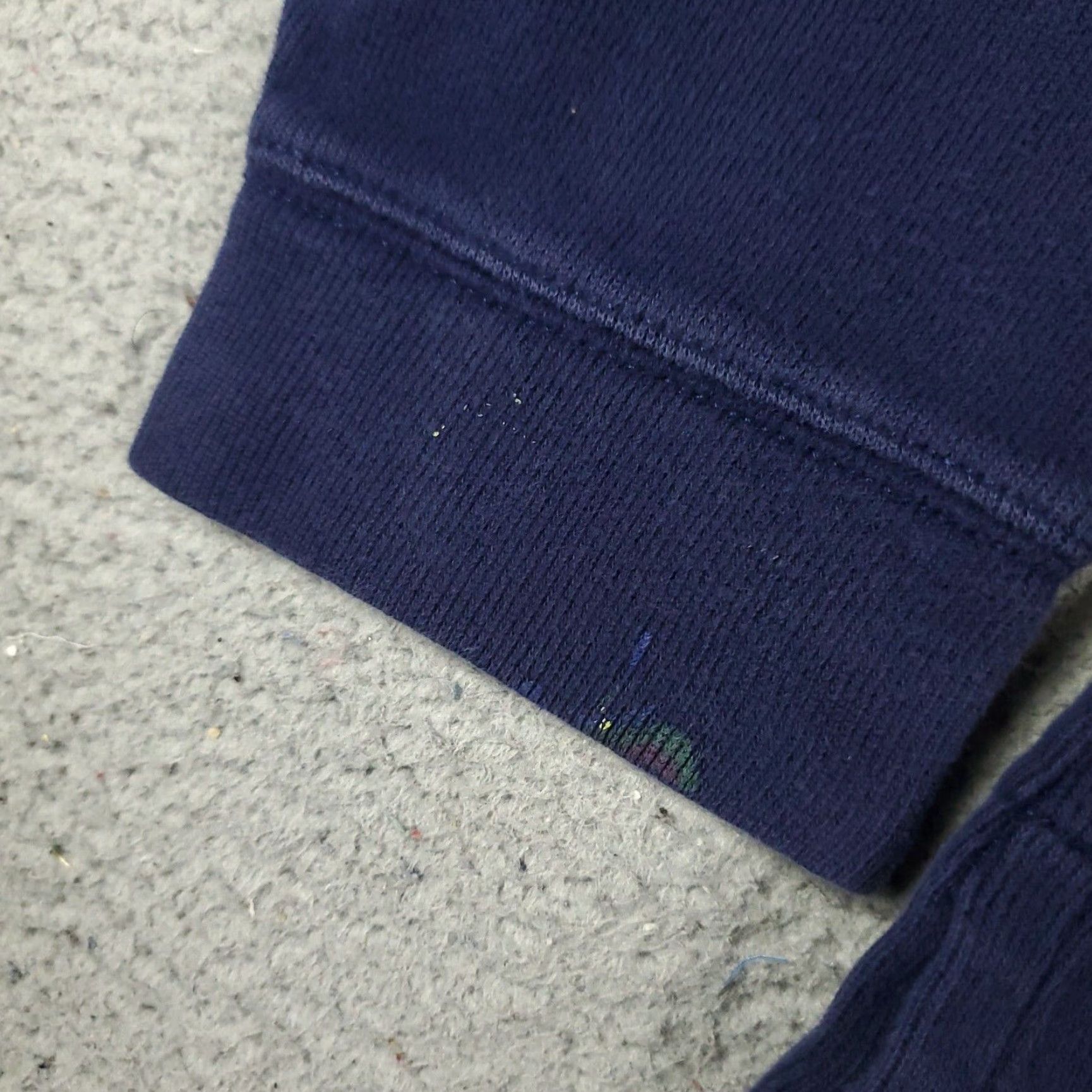 Ralph Lauren Ralph Lauren Blue Polo 1/4 Zip Pullover Sweater Mens XL Cotton Mock Neck Long Sleeve Size US XL / EU 56 / 4 - 5 Thumbnail