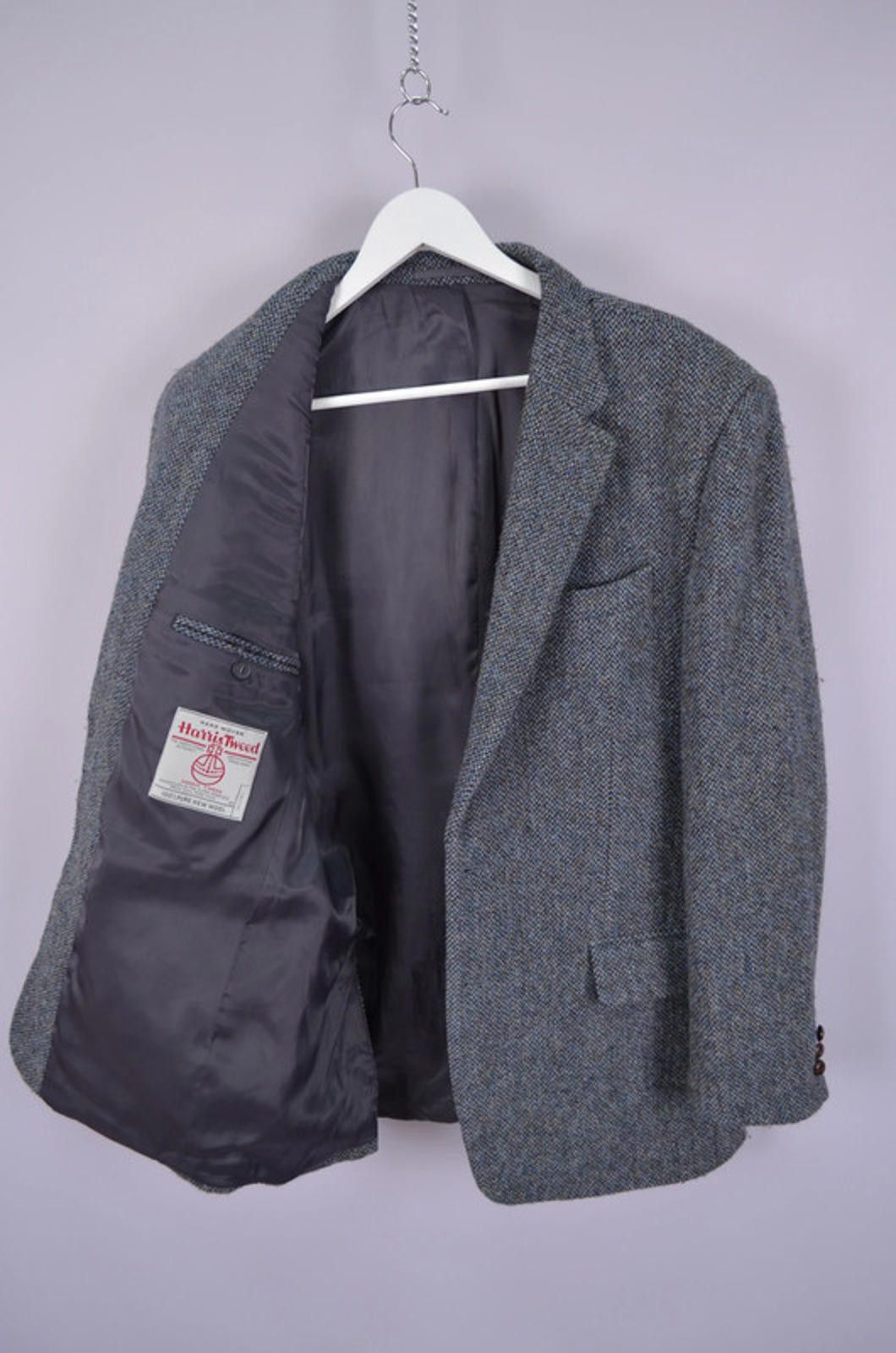Harris Tweed Harris Tweed Mens Tweed Knit Blazer Jacket Sz EU52/UK42 or L Size 42R - 11 Thumbnail