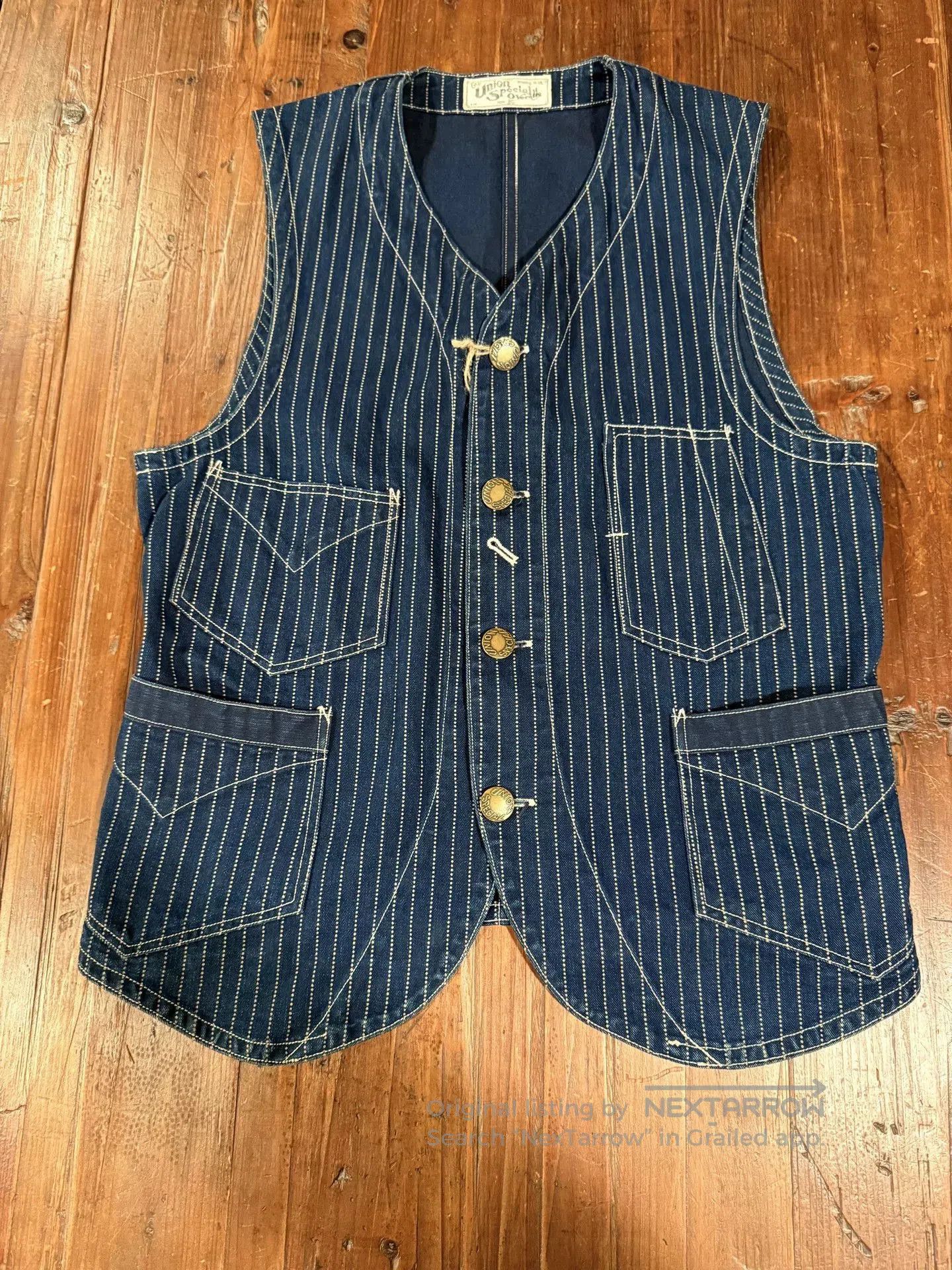 Freewheelers Freewheelers Wabash Denim Vest. Size US M / EU 48-50 / 2 - 1 Thumbnail