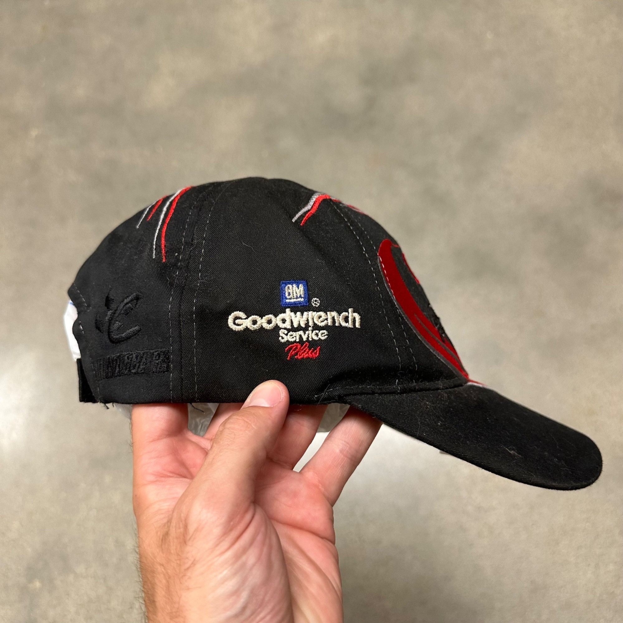 Vintage Vintage Dale Earnhardt 3 Chase NASCAR Strapback Hat Size ONE SIZE - 4 Thumbnail