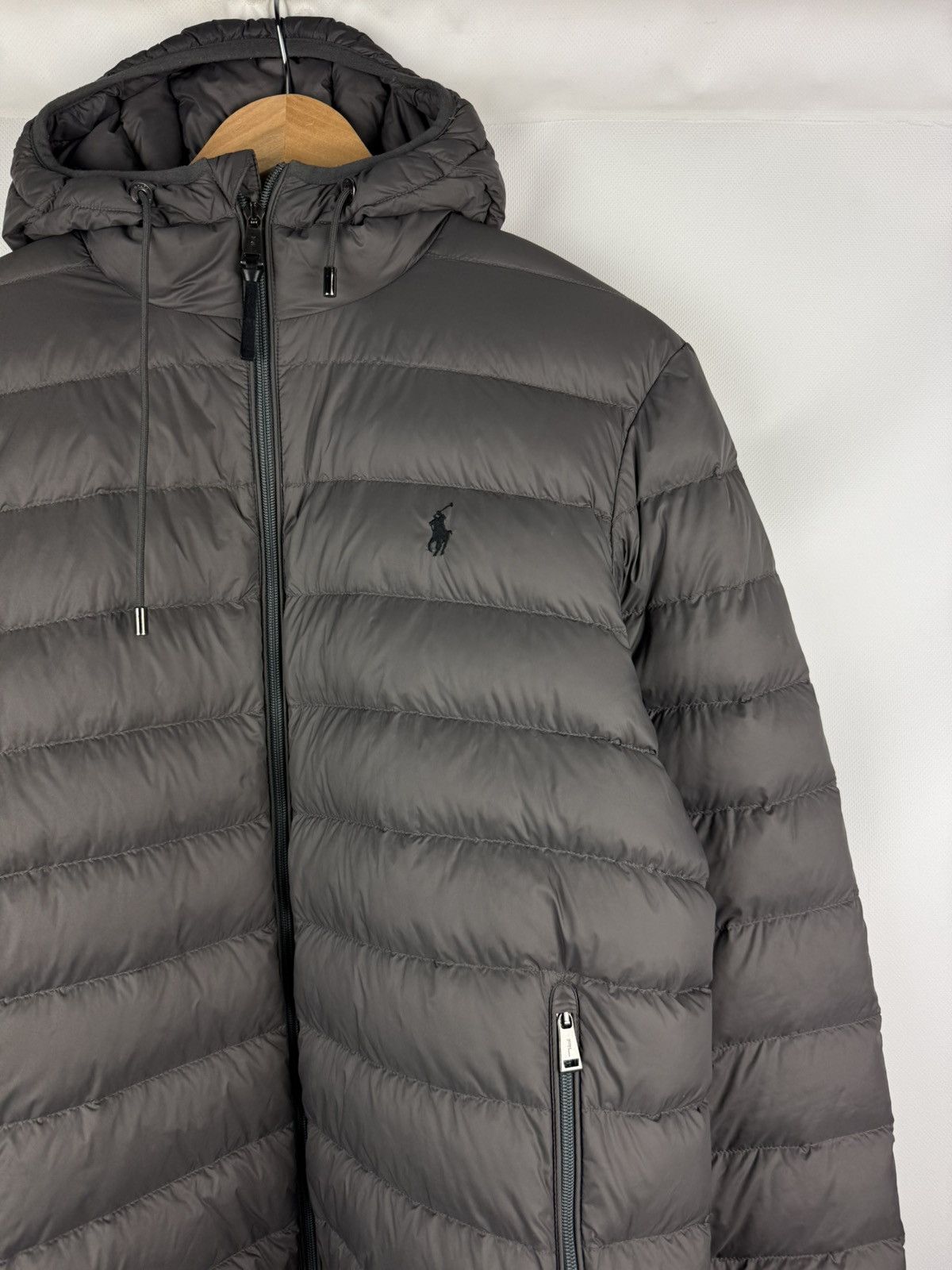 Polo Ralph Lauren Polo Ralph Lauren Micro Down Puffer Hooded Full Zip Jacket Size US L / EU 52-54 / 3 - 3 Thumbnail