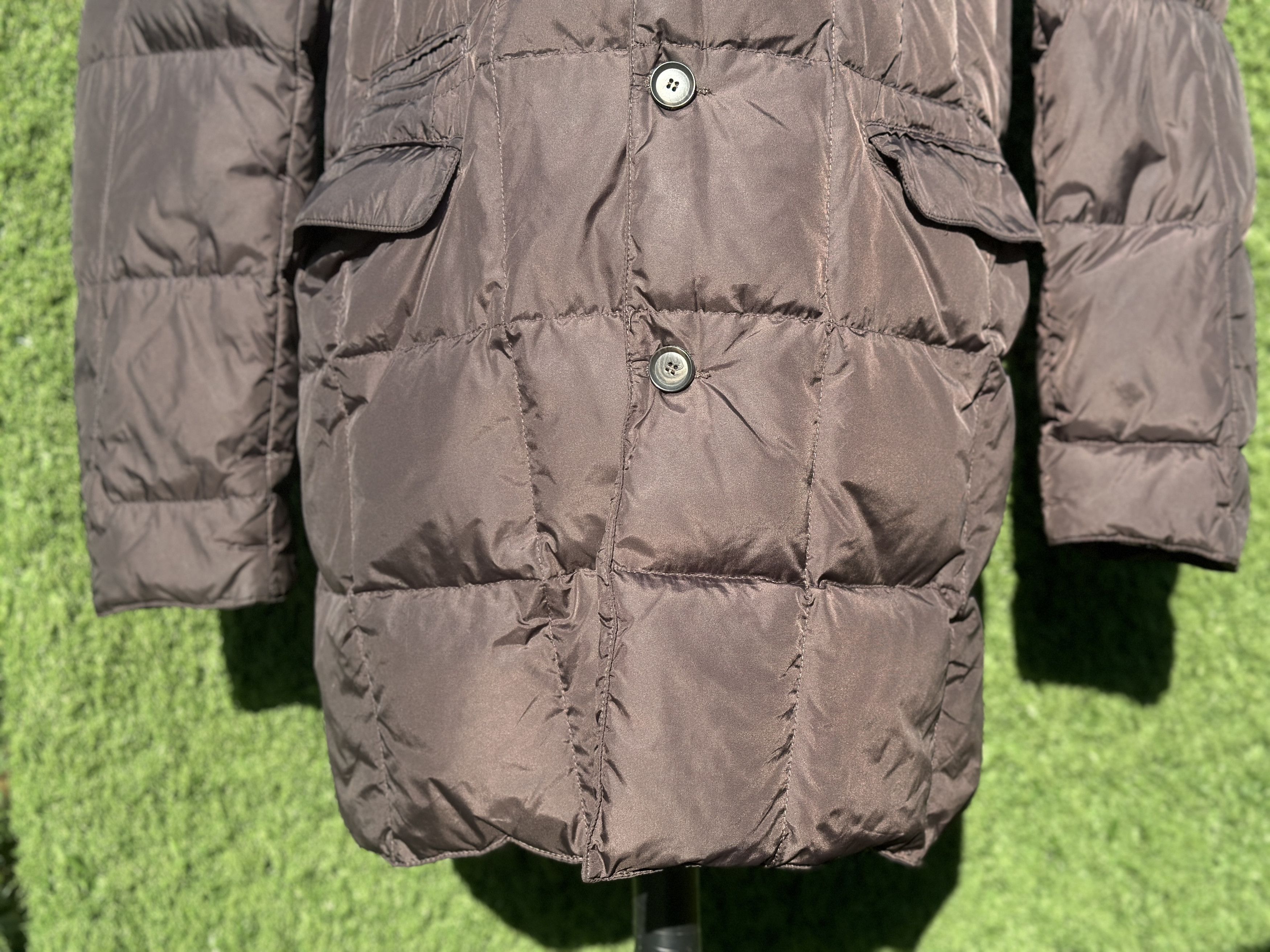 Eleventy Eleventy Quilted Goose Down Coat Overcoat Size L Size US L / EU 52-54 / 3 - 8 Thumbnail