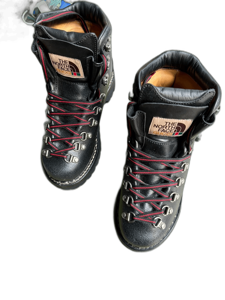 Gucci Gucci North Face Black Martin Boots Women Size US 5 / EU 37 - 1 Thumbnail