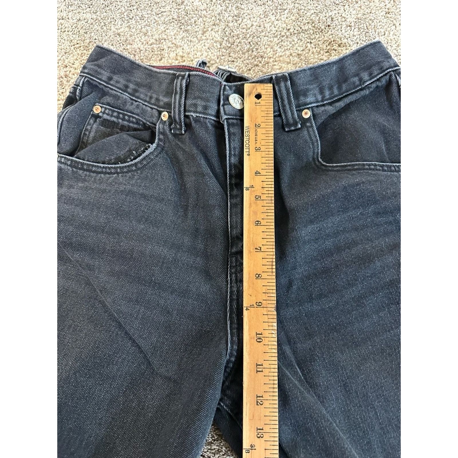 Bdg BDG Urban Outfitters Baggy Wide Barrel Leg Jeans Black 31W Size 31" - 3 Thumbnail