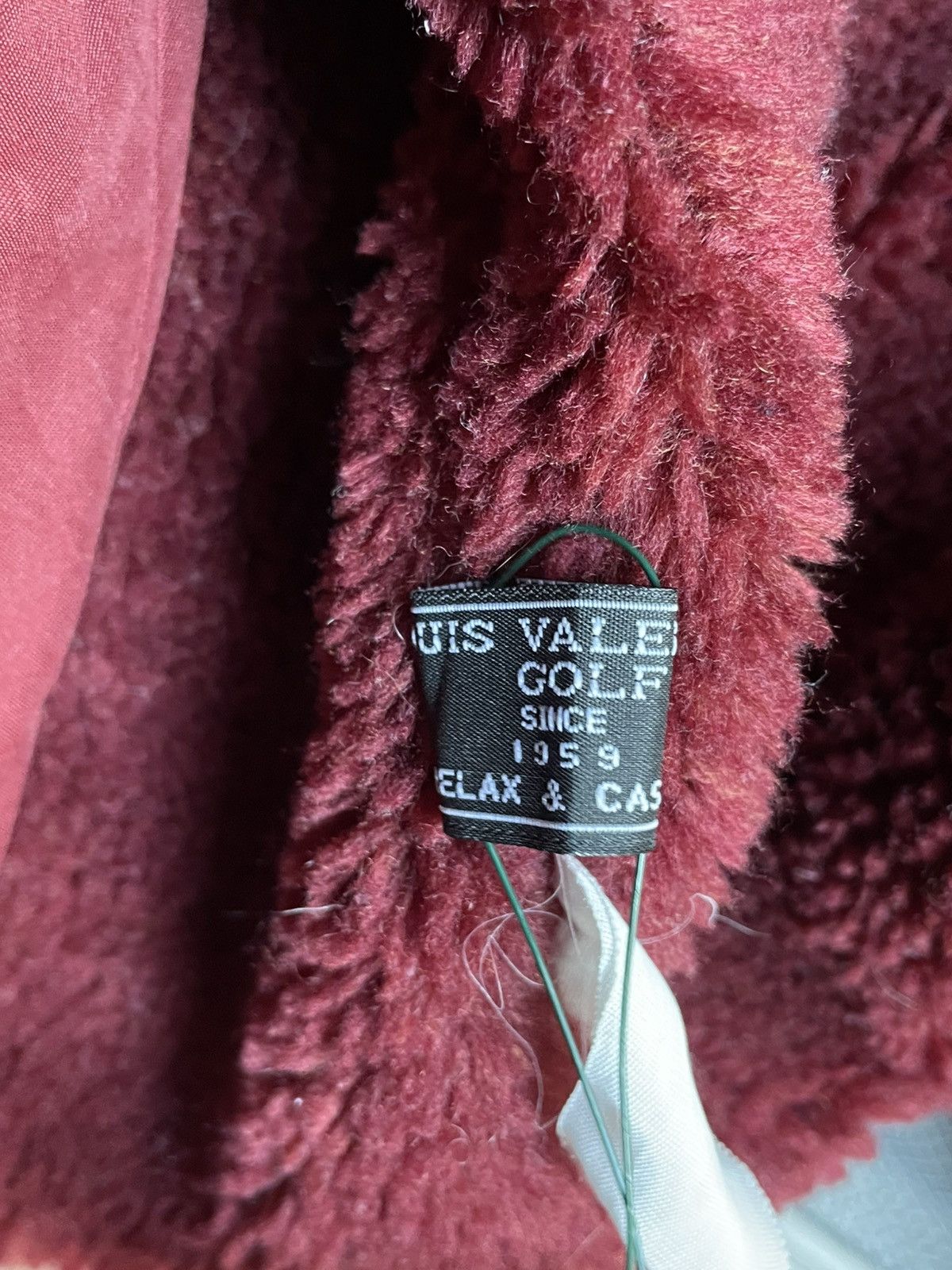 Japanese Brand × Vintage Vintage Louis Valentino Red Jacket – Fleece Lined Size US M / EU 48-50 / 2 - 7 Thumbnail