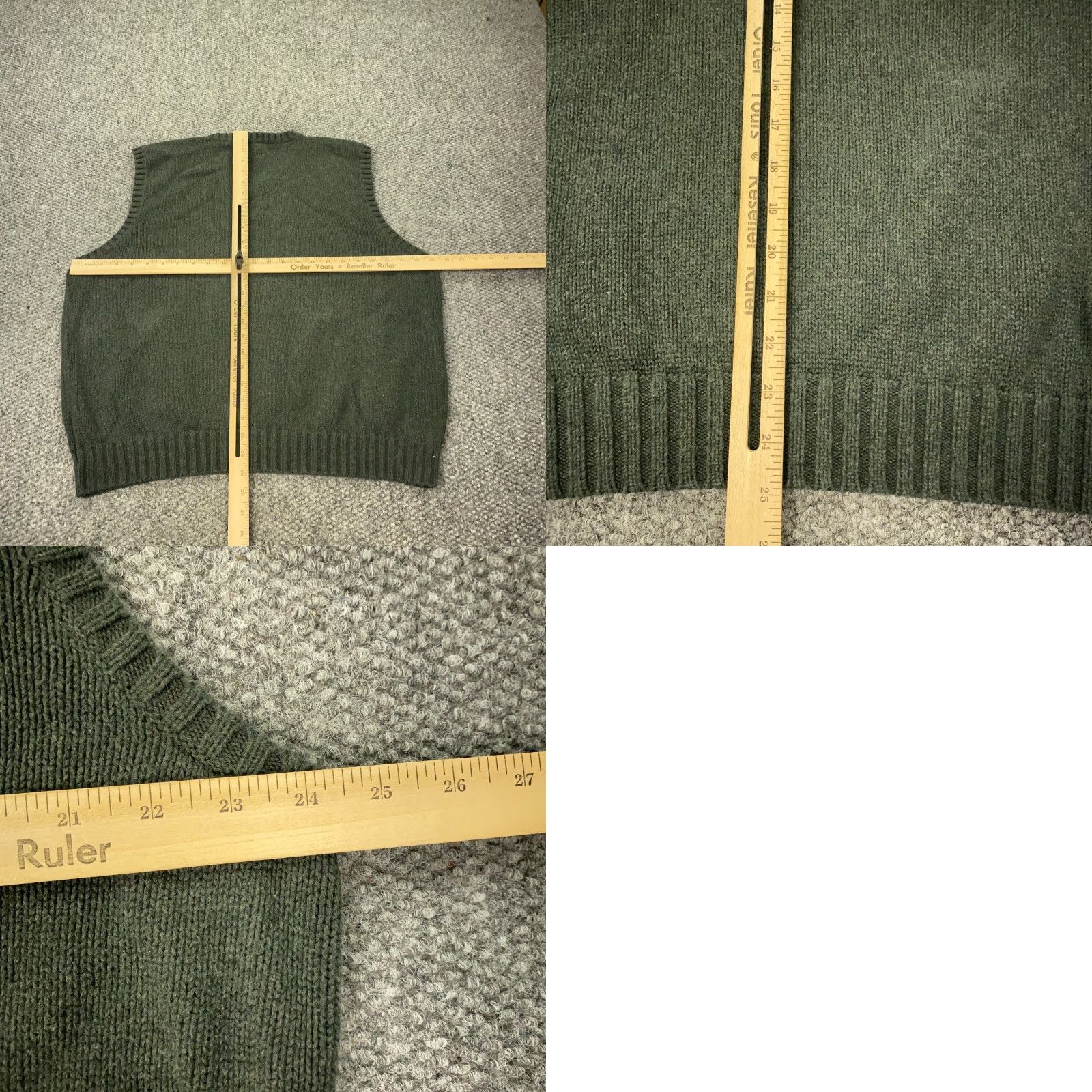 Ralph Lauren VTG Ralph Lauren Polo Sleeveless Sweater Mens XL Green Polo Ralph Lauren Sleeveless V-Neck 90s Polo Ralph Lauren 90s Mens XL Green Sweater Vest VTG Size US XL / EU 56 / 4 - 8 Thumbnail