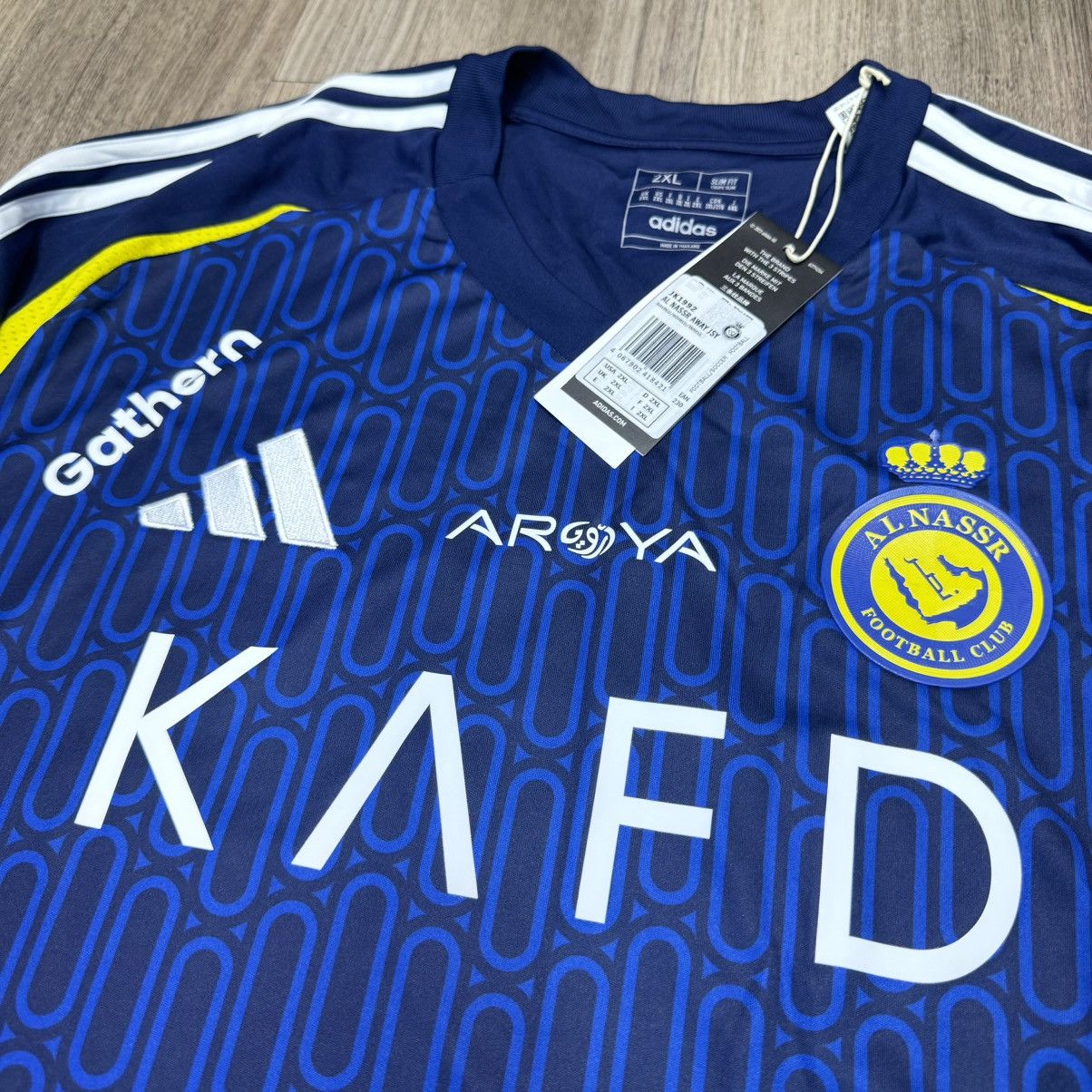 Adidas AL Nassr 25/26 away shirt #7 Ronaldo (Bnwt) Size US XXL / EU 58 / 5 - 3 Thumbnail