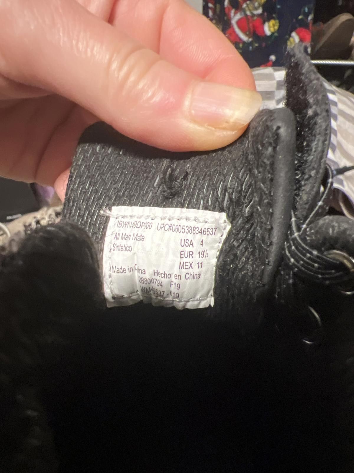 Other Wonder Nation Black Baby Boots - Comfortable and Durable Size US 5 / EU 37 - 6 Thumbnail