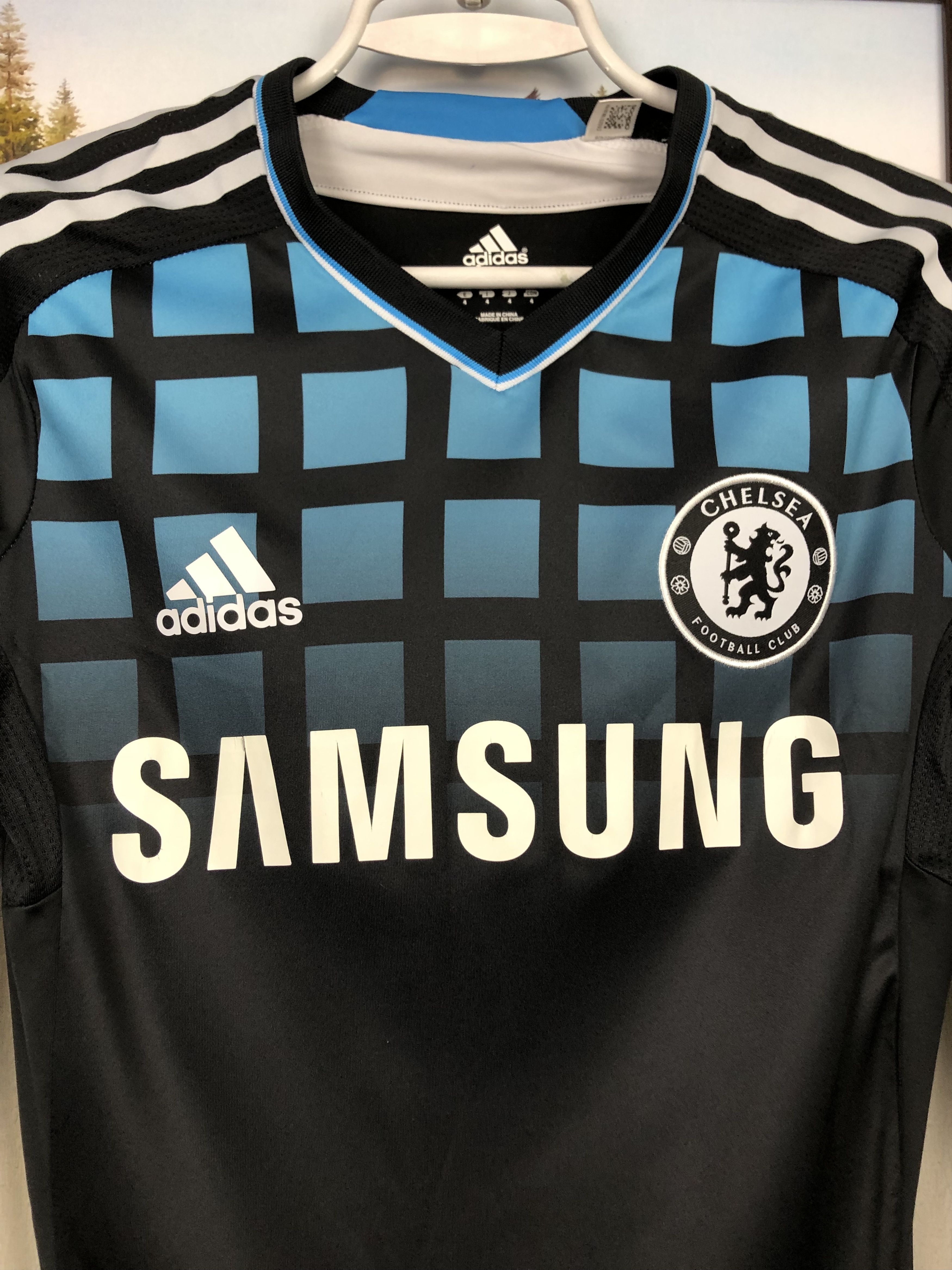 Adidas Chelsea football shirt 2011 Soccer Player Issue TechFit Tee Size US S / EU 44-46 / 1 - 3 Thumbnail