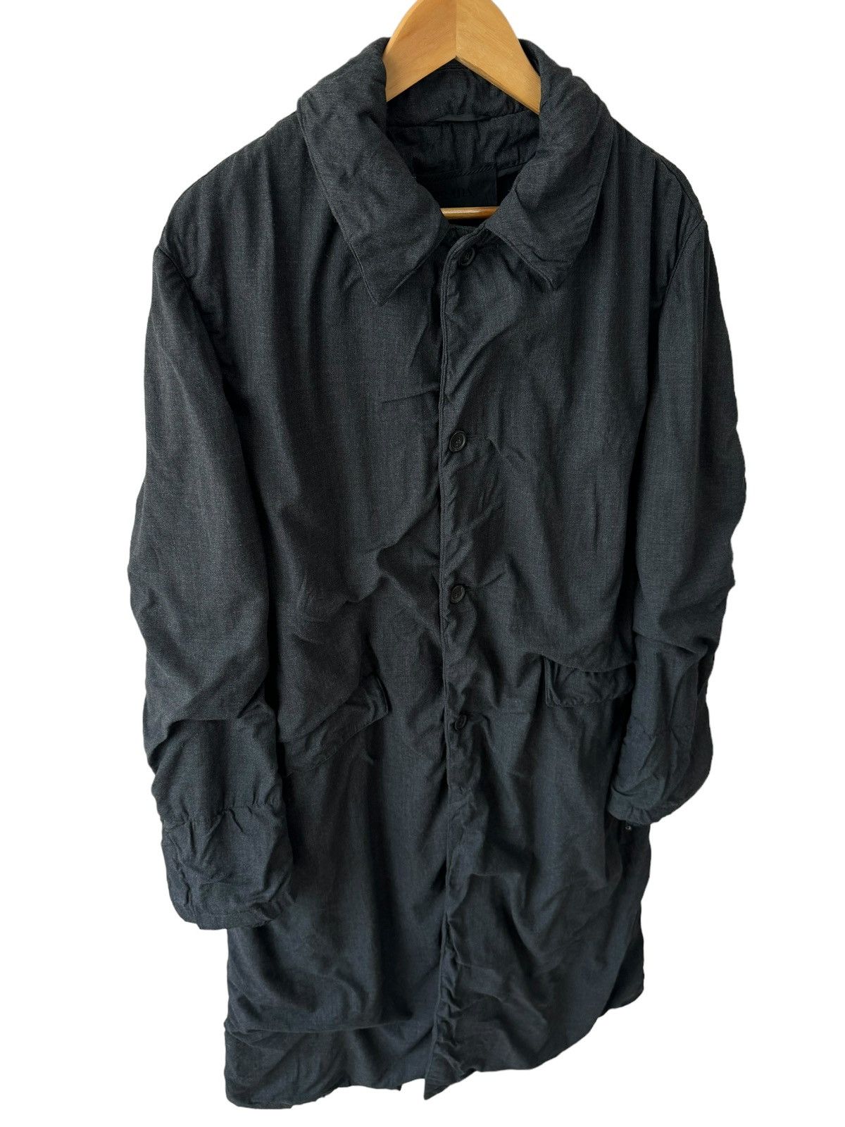 Prada Vintage 90s Prada Milano Italy Long Jacket Parka Size US XL / EU 56 / 4 - 2 Thumbnail