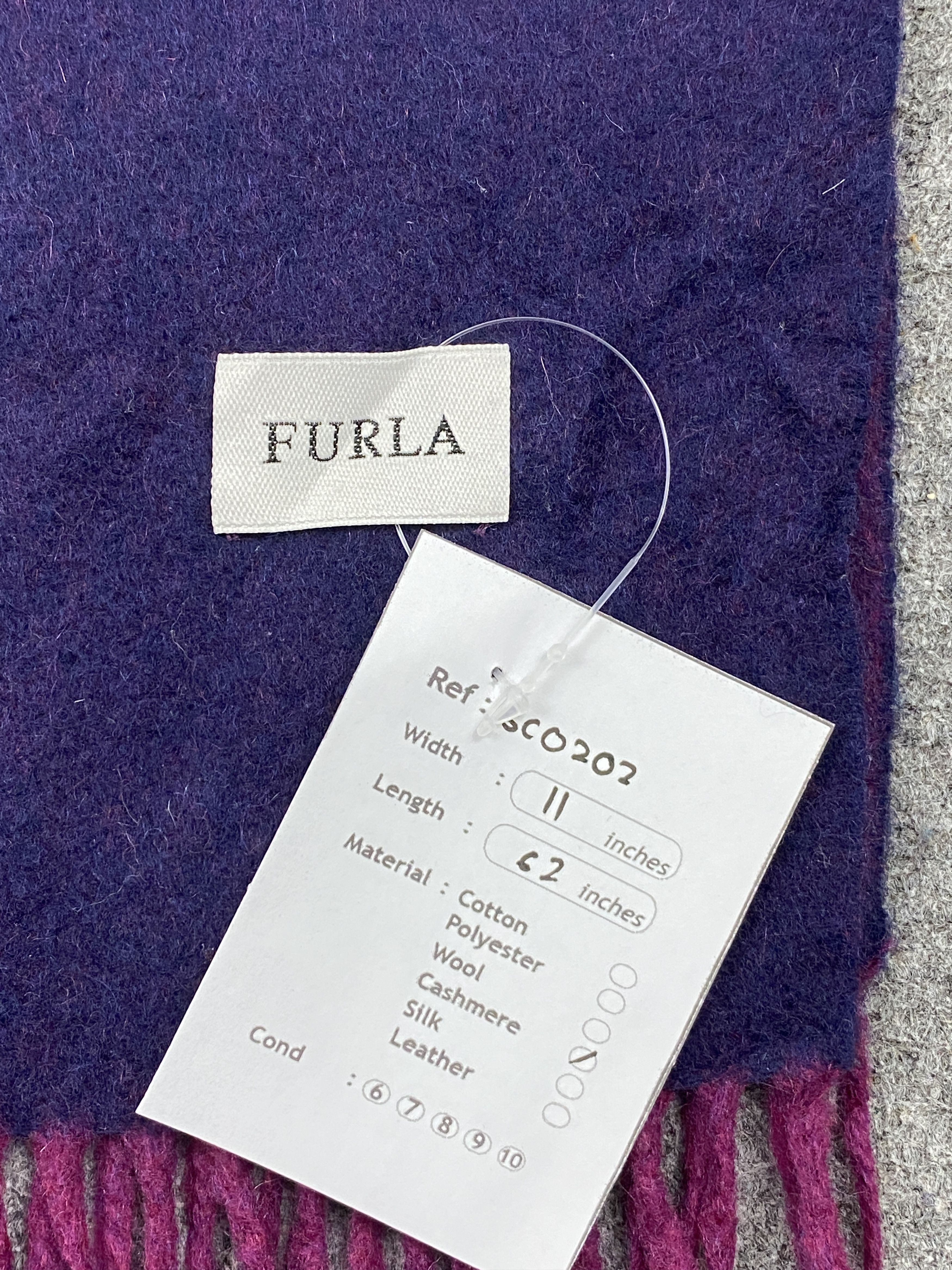 Furla Furla Cashmere Scarf Muffler Neckwear SC0202 Size ONE SIZE - 7 Thumbnail