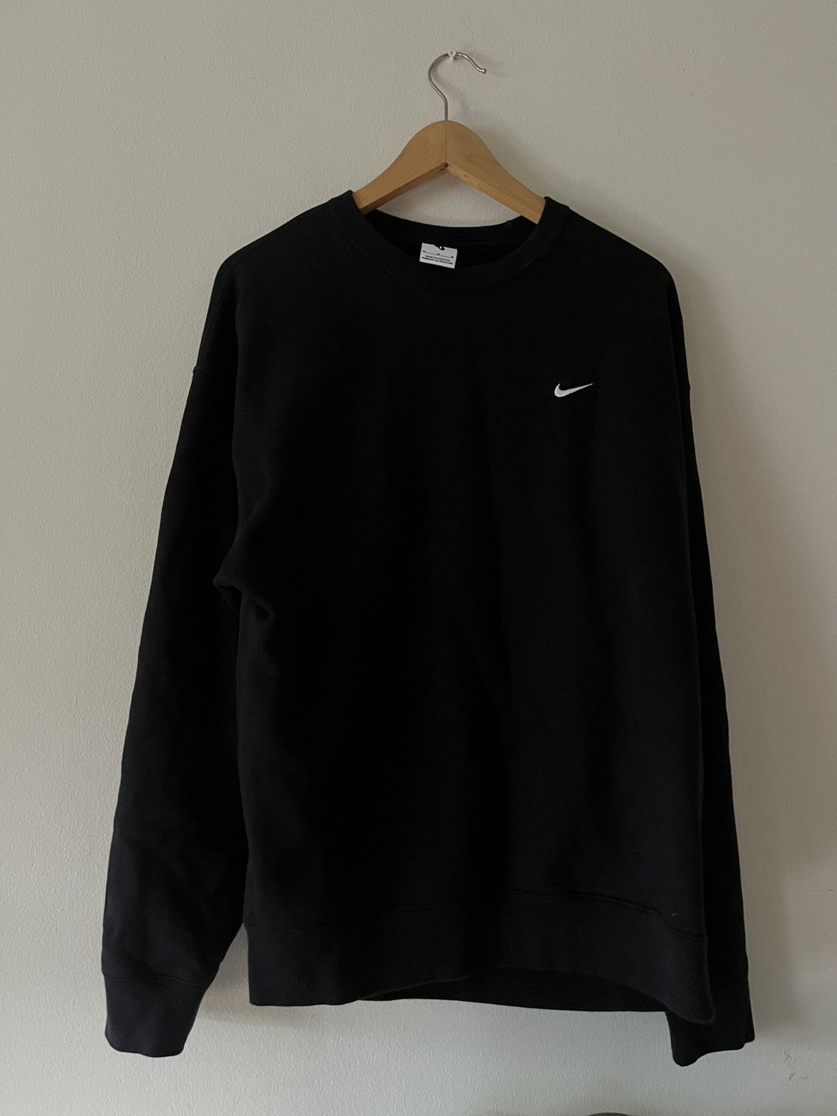 Nike Nike Solo Swoosh M size black and white small logo Size US M / EU 48-50 / 2 - 2 Thumbnail