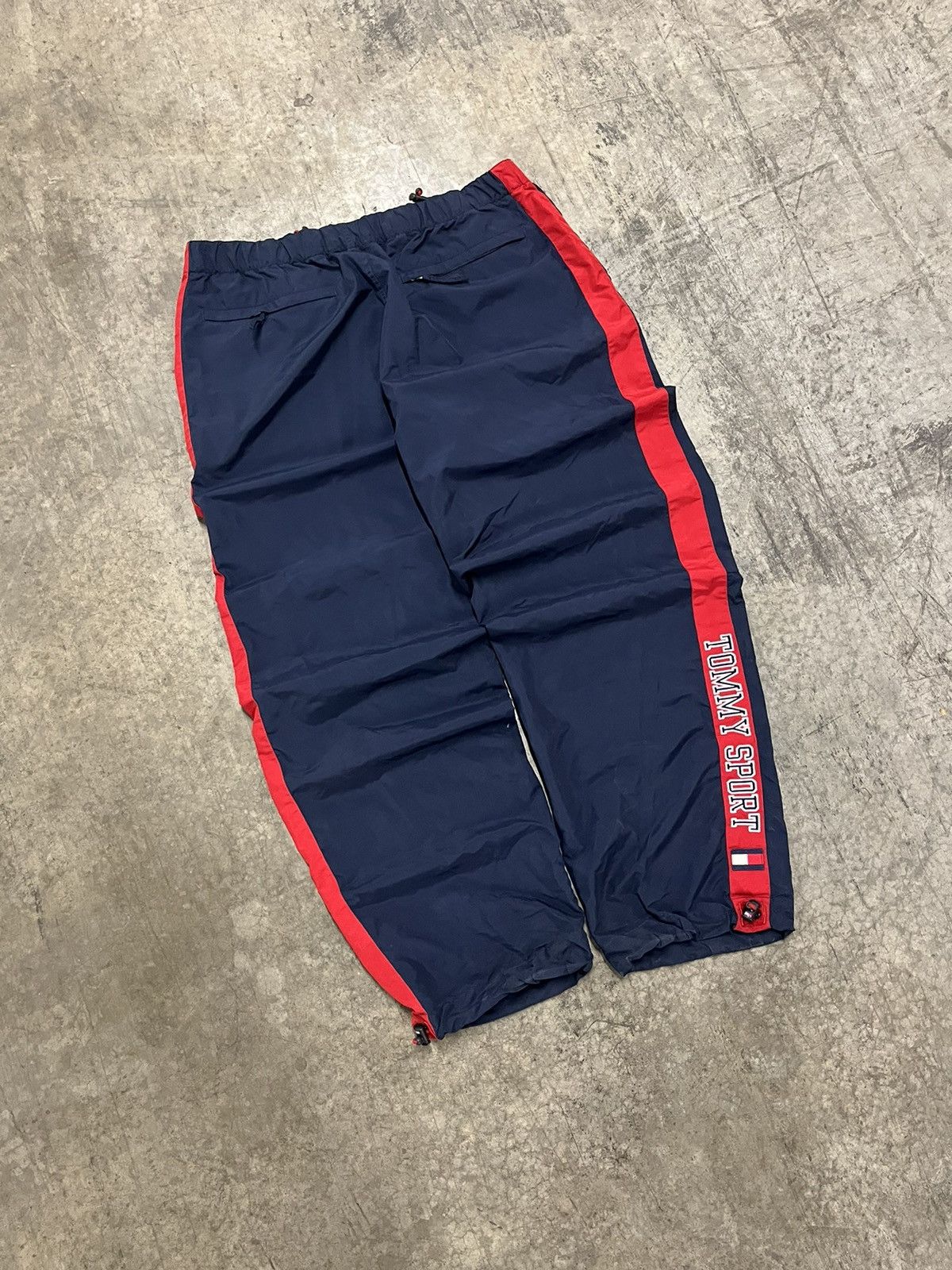 Tommy Hilfiger × Vintage Tommy Hilfiger vintage track pants baggy fit wide leg rare Size US 36 / EU 52 - 1 Thumbnail