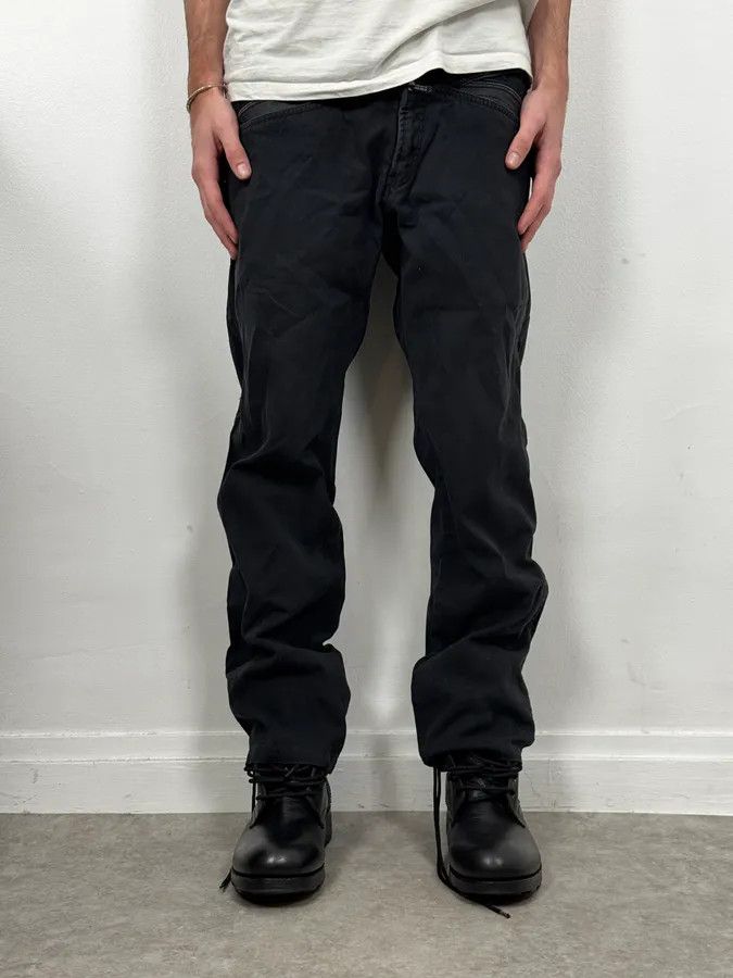 Marithe + Francois Girbaud 2000s Marithé + François Girbaud Black Hybrid Pants Size US 32 / EU 48 - 2 Thumbnail