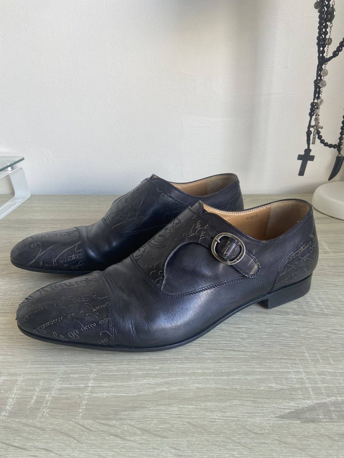 image of Signature Berluti Boots in Black, Men's (Size 9)