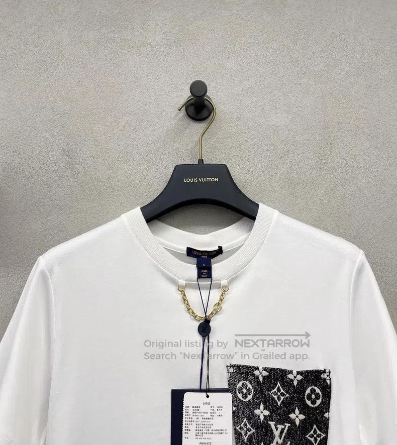 Louis Vuitton Louis Vuitton White pocket short sleeve Size US S / EU 44-46 / 1 - 6 Thumbnail