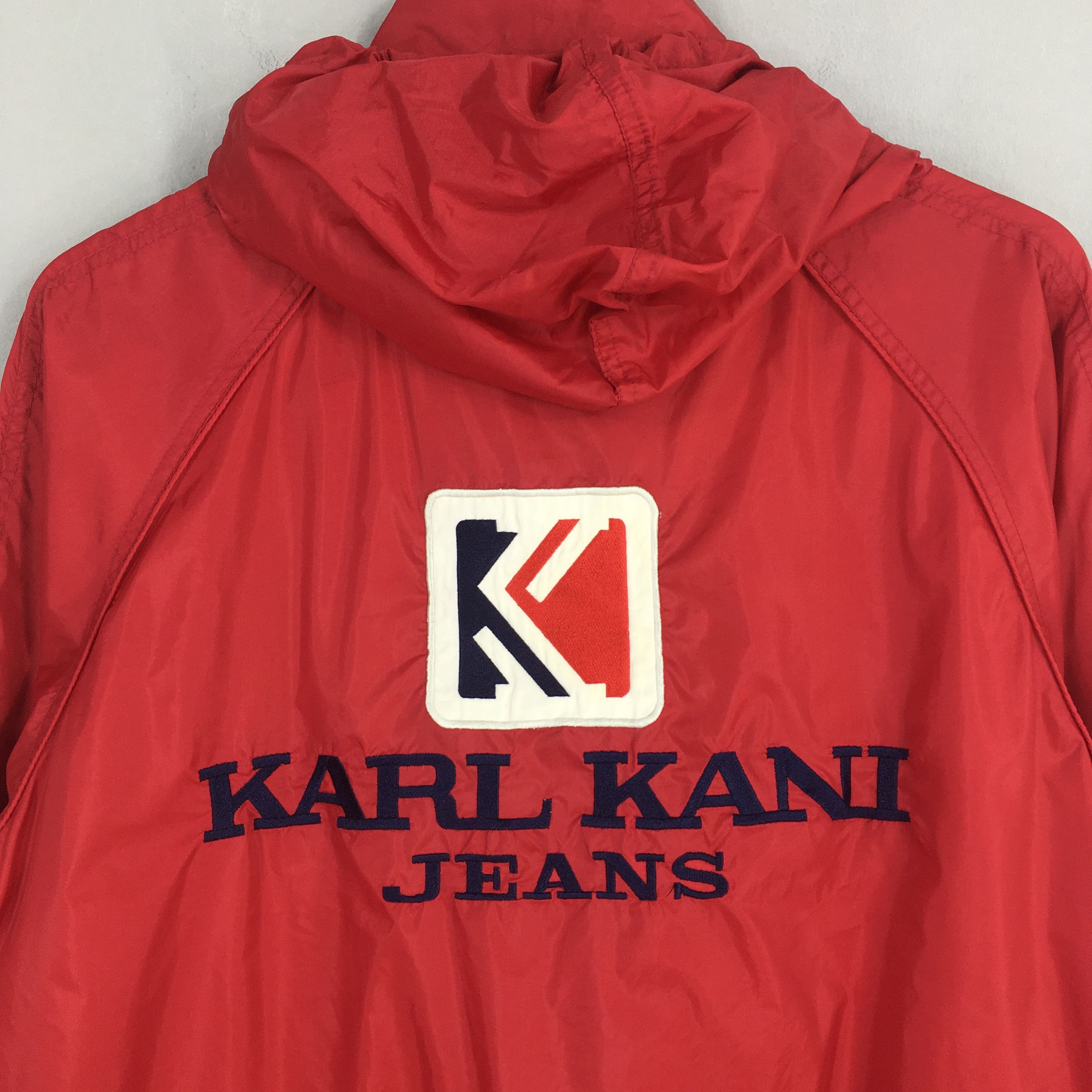 Karl Kani Vintage Karl Kani Red Windbreaker Jacket Medium Size US M / EU 48-50 / 2 - 10 Thumbnail
