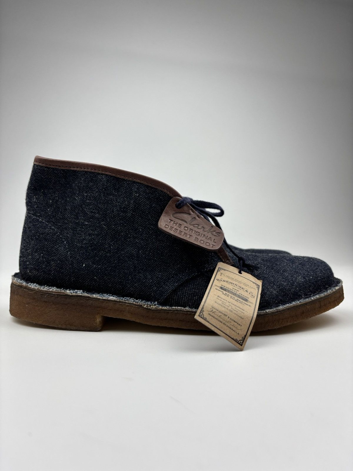 Clarks × Warehouse & Co. Warehouse & Co. X Clarks Denim Desert Boots Size US 8 / EU 41 - 2 Thumbnail