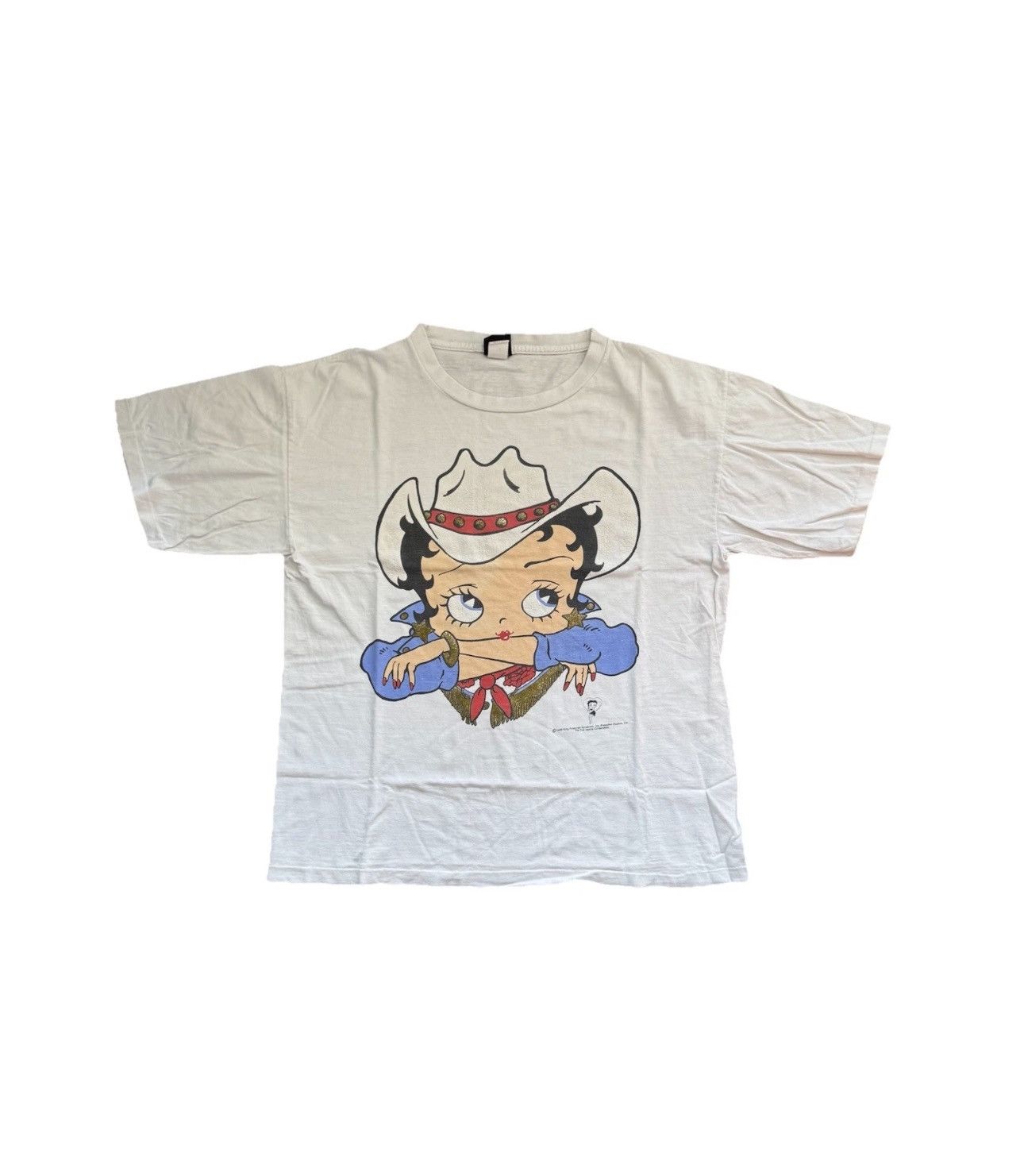 Vintage BETTY BOO COWGIRL 1996 VINTAGE T-SHIRT Size US L / EU 52-54 / 3 - 1 Thumbnail