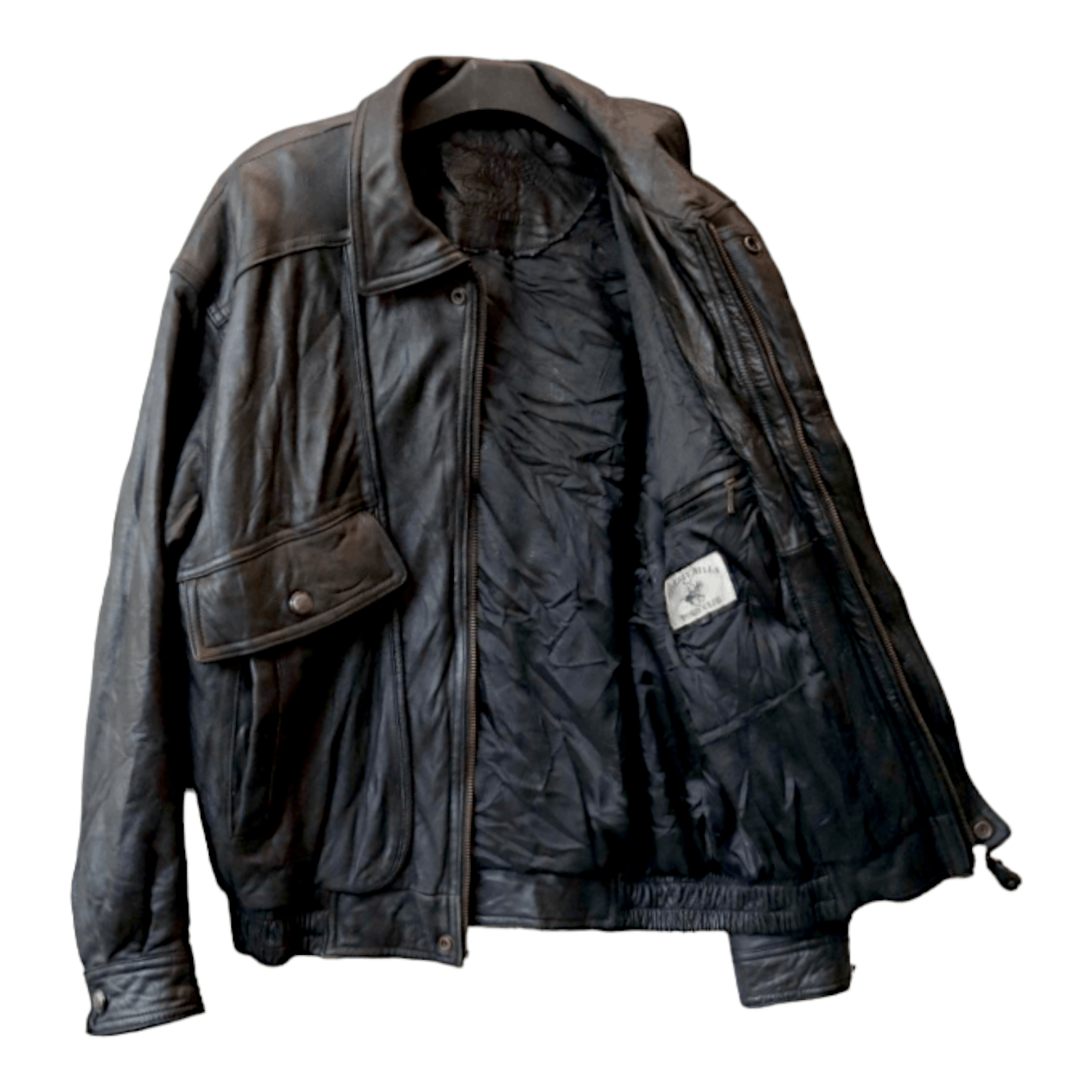Beverly Hills Polo Club Vintage Polo Club Black Genuine Leather Jacket Size US L / EU 52-54 / 3 - 9 Thumbnail