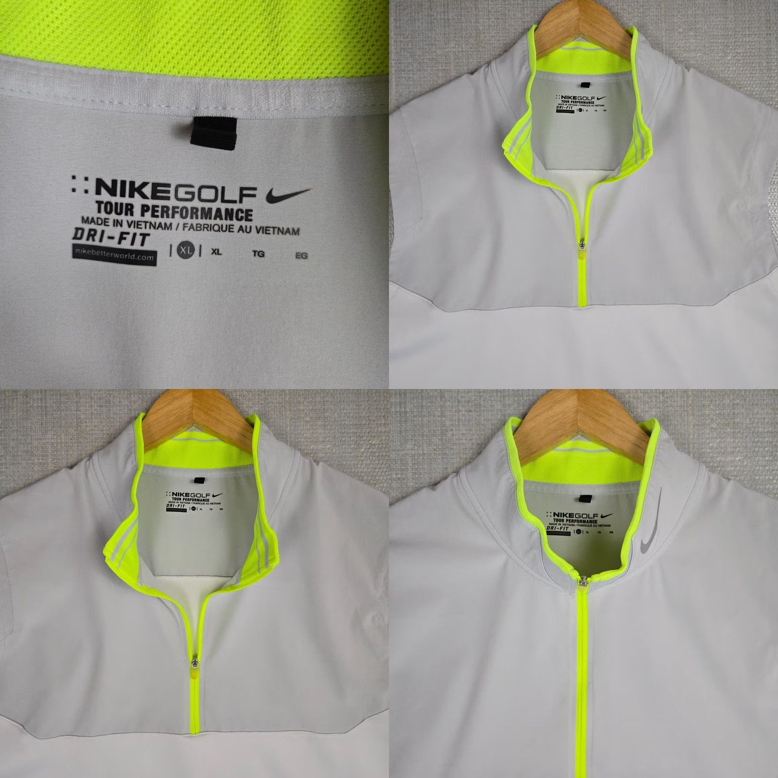 Nike NIKE GOLF Tour Performance Vest Size XL Mens 1/2 Zip Hardshell/Knit Pullover Size US XL / EU 56 / 4 - 8 Thumbnail