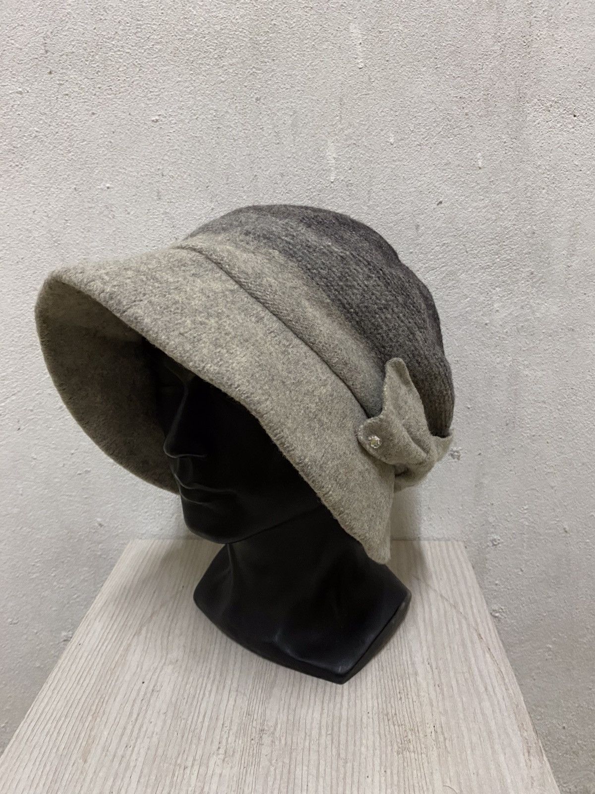 Japanese Brand Japanese Brand Plain Bucket Hat Size ONE SIZE - 3 Thumbnail
