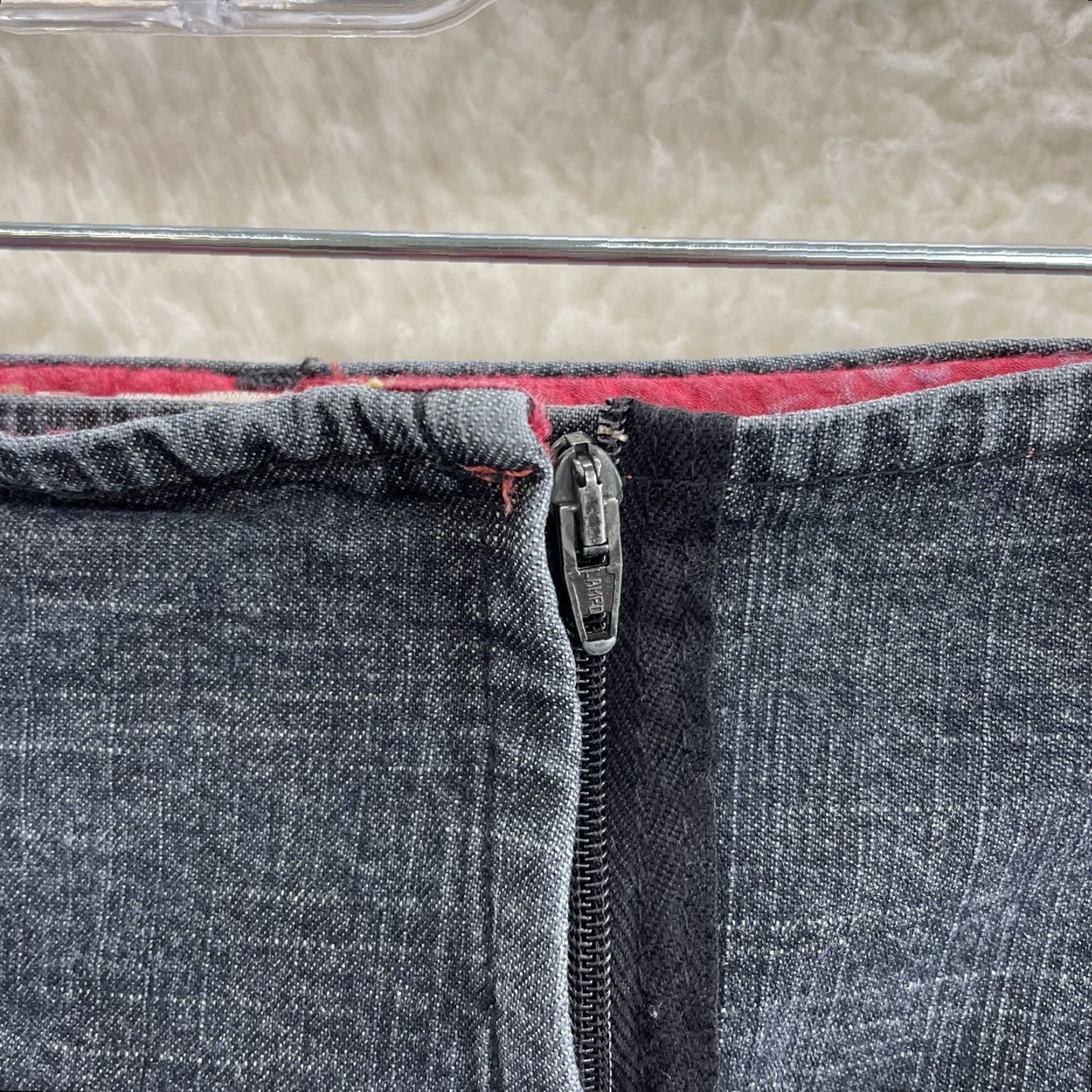 Christian Lacroix VINTAGE Christian Lacroix Mini Skirt XS Denim 0 24 Blue Cyber Fairy Grunge Women's 0 or 24? Size 26" / US 2 / IT 38 - 4 Thumbnail