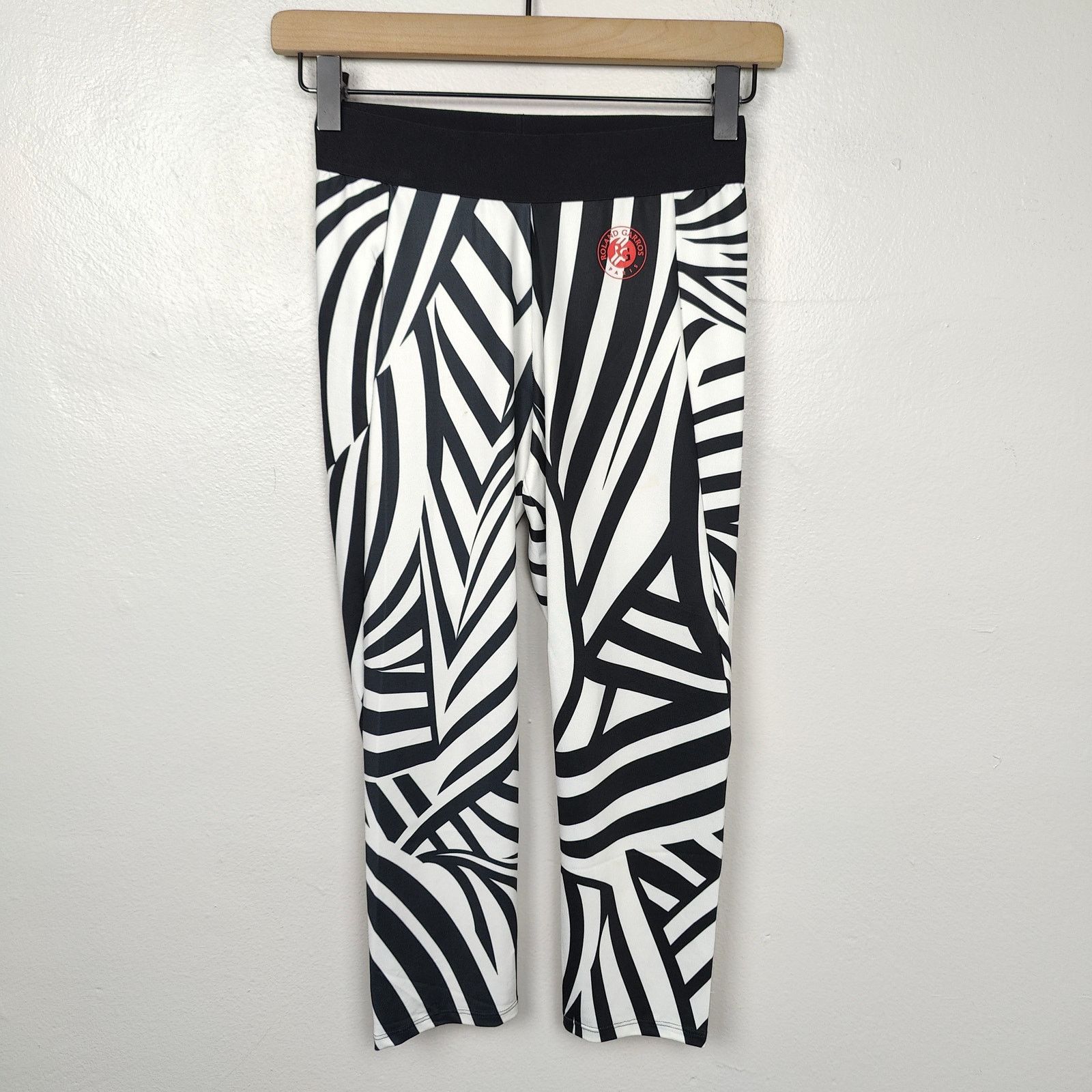 Other Adidas Roland Garros Y-3 Leggings Womens Small Zebra Print Size 27" / US 4 / IT 40 - 1 Thumbnail