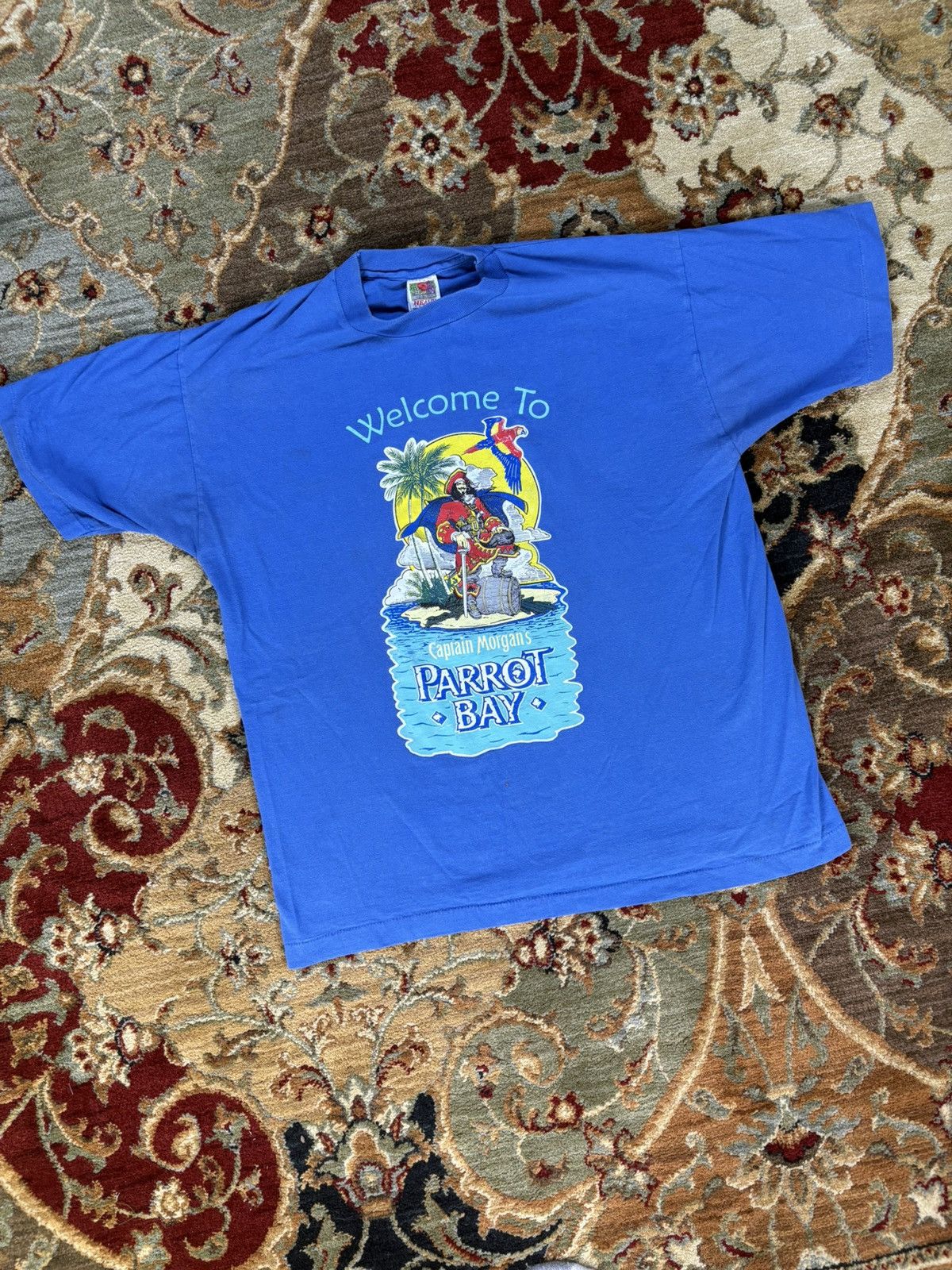 Vintage 1990’s Captain Morgan Promo T-Shirt Size US XL / EU 56 / 4 - 1 Thumbnail