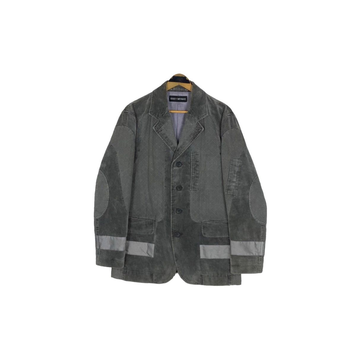 Issey Miyake Vintage Issey Miyake 2007 A/W Patchwork Velvet Jacket Size US M / EU 48-50 / 2 - 2 Thumbnail