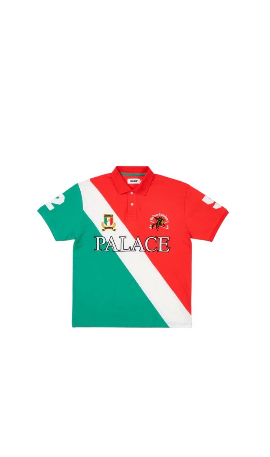 Palace Palace Geezer Polo Red/Green Size US L / EU 52-54 / 3 - 1 Thumbnail