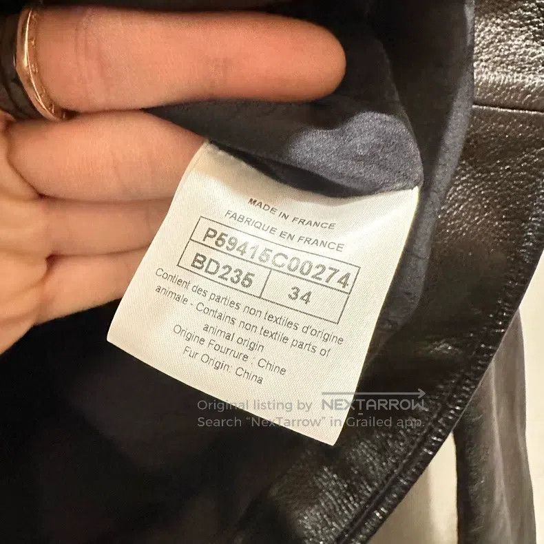 Chanel Chanel Hamburger series woollen leather jacket Size XXS / US 00 / IT 34 - 4 Thumbnail