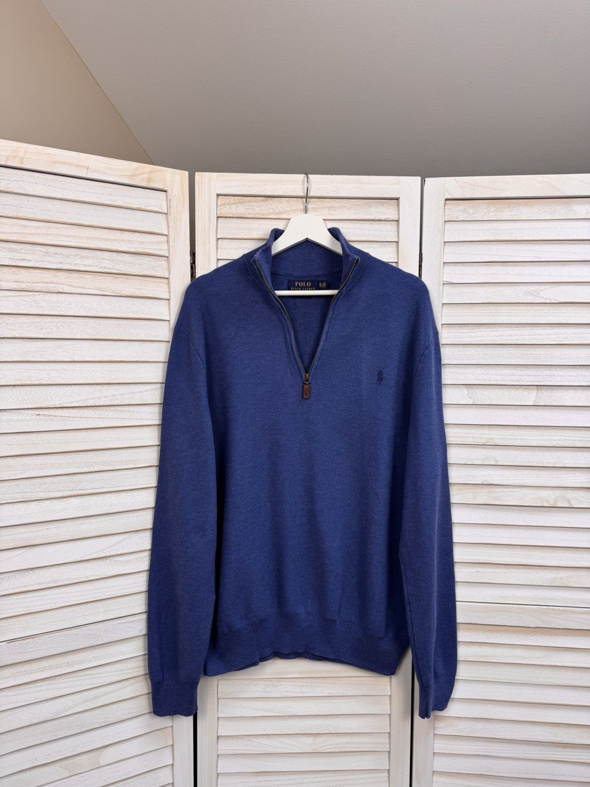 Polo Ralph Lauren Men's Sweater 1/3 Zip Polo Ralph Lauren Size US XL / EU 56 / 4 - 6 Thumbnail