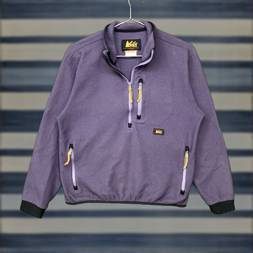 Vintage REI Fleece Jacket Womens XS Purple 1/4 Zip Pockets Hiking Outdoor Jacket Size XS / US 0-2 / IT 36-38 - 1 Thumbnail