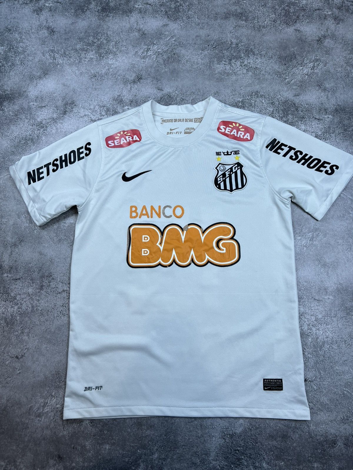 Nike Nike Santos 2012/2013 Home Kit Soccer Jersey Football Size US S / EU 44-46 / 1 - 1 Thumbnail