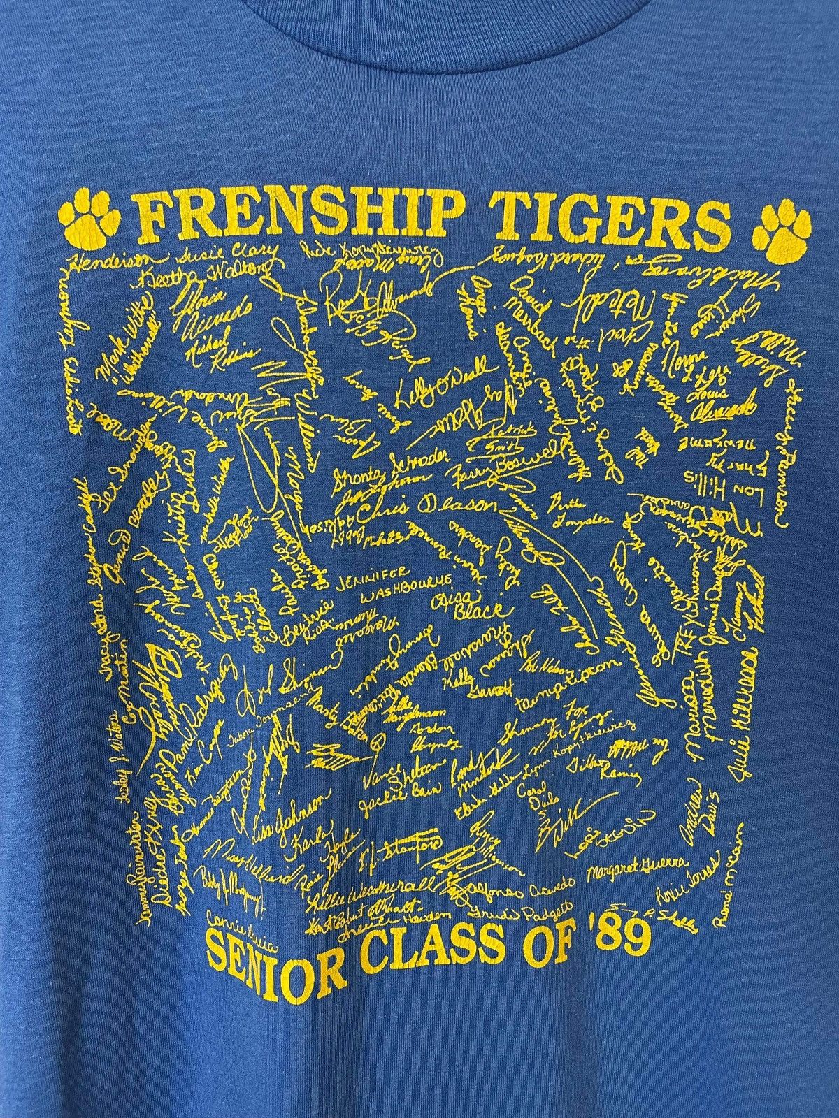 Vintage Vintage Frenship Tigers Senior Class 1989 - L Size US L / EU 52-54 / 3 - 3 Thumbnail