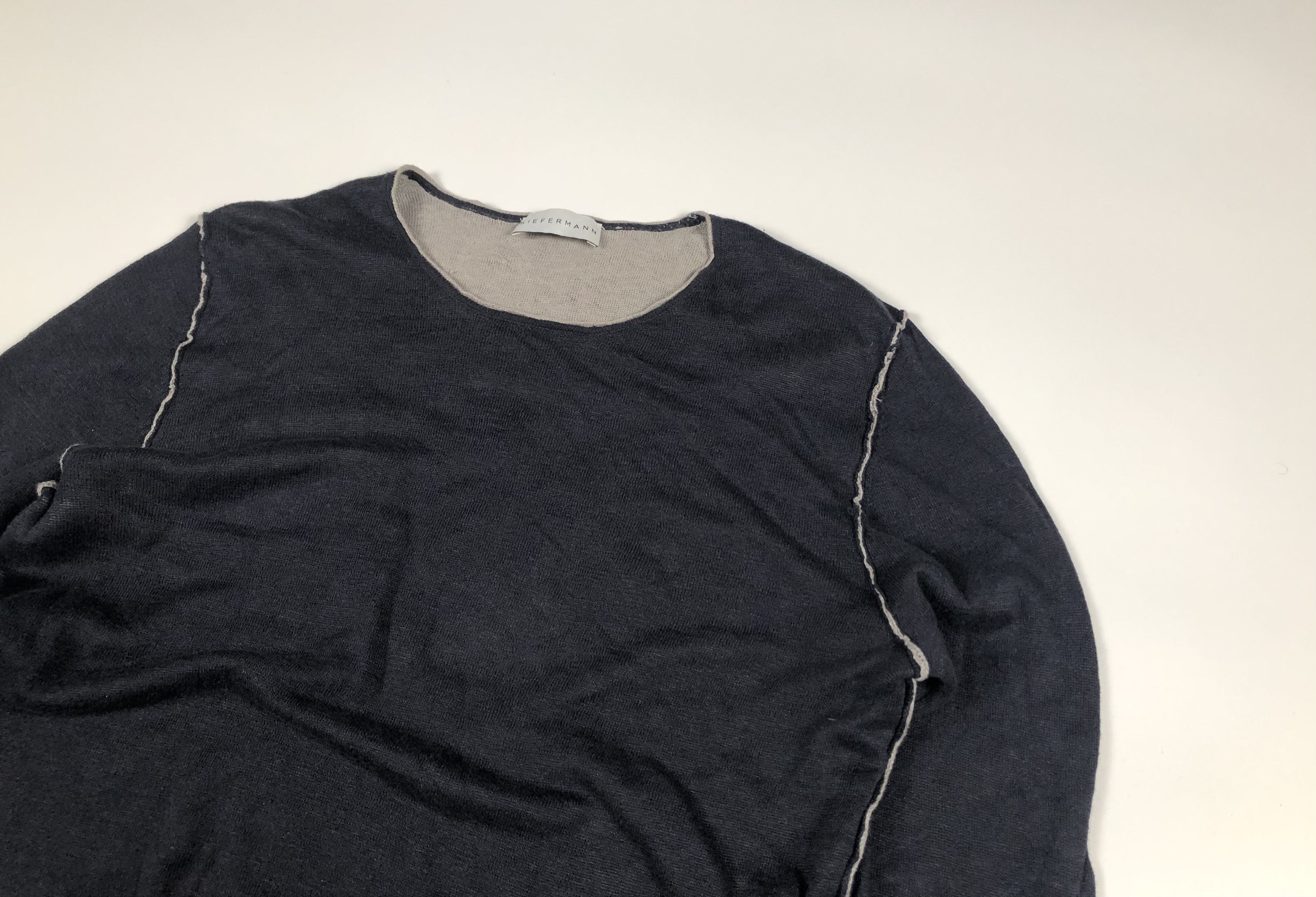 Other KIEFERMANN Double Layer Avant-Garde Sweater Size US L / EU 52-54 / 3 - 2 Thumbnail