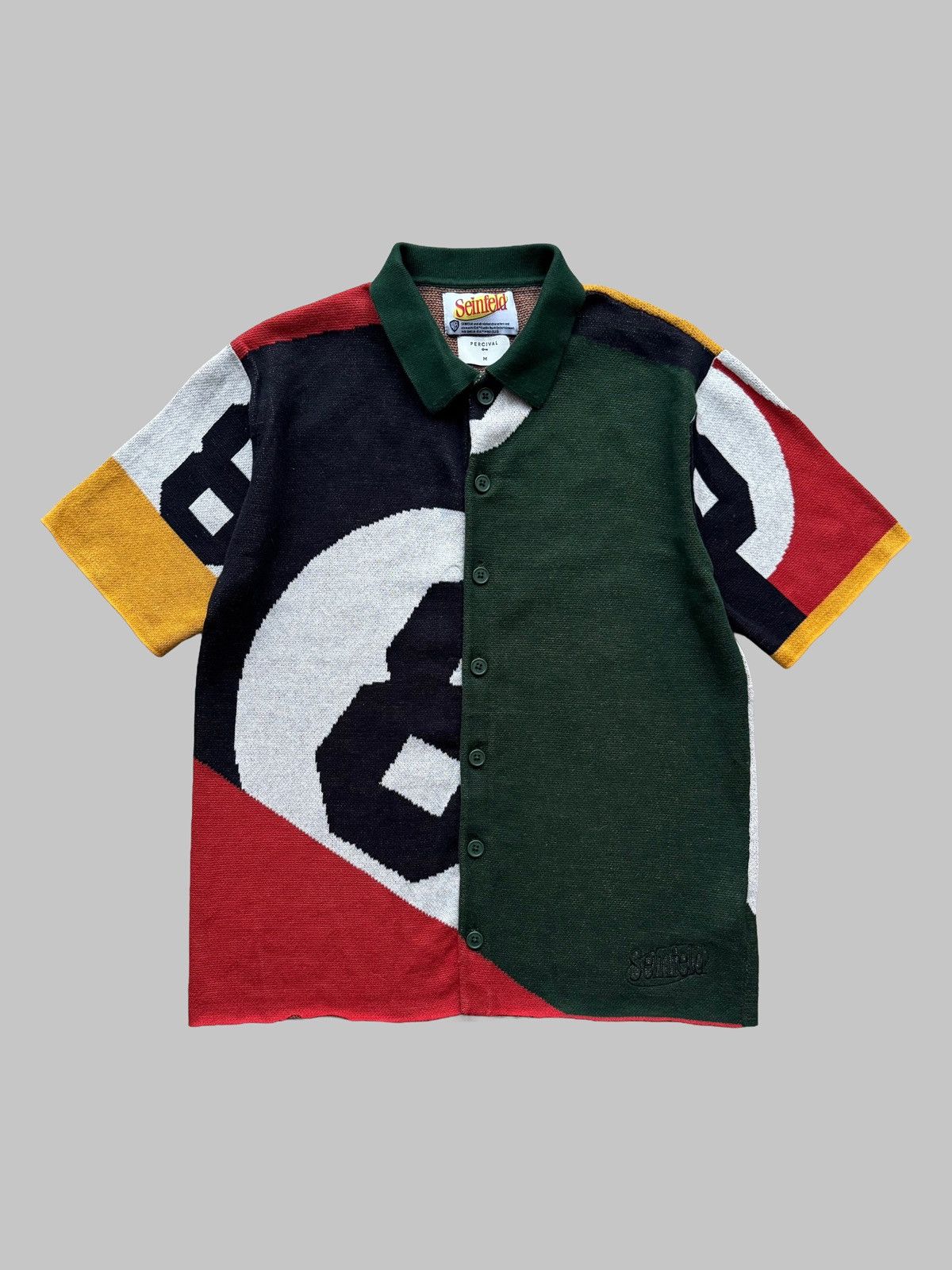 Percival Percival Seinfeld #8 Knit Polo Size M Size US M / EU 48-50 / 2 - 1 Thumbnail