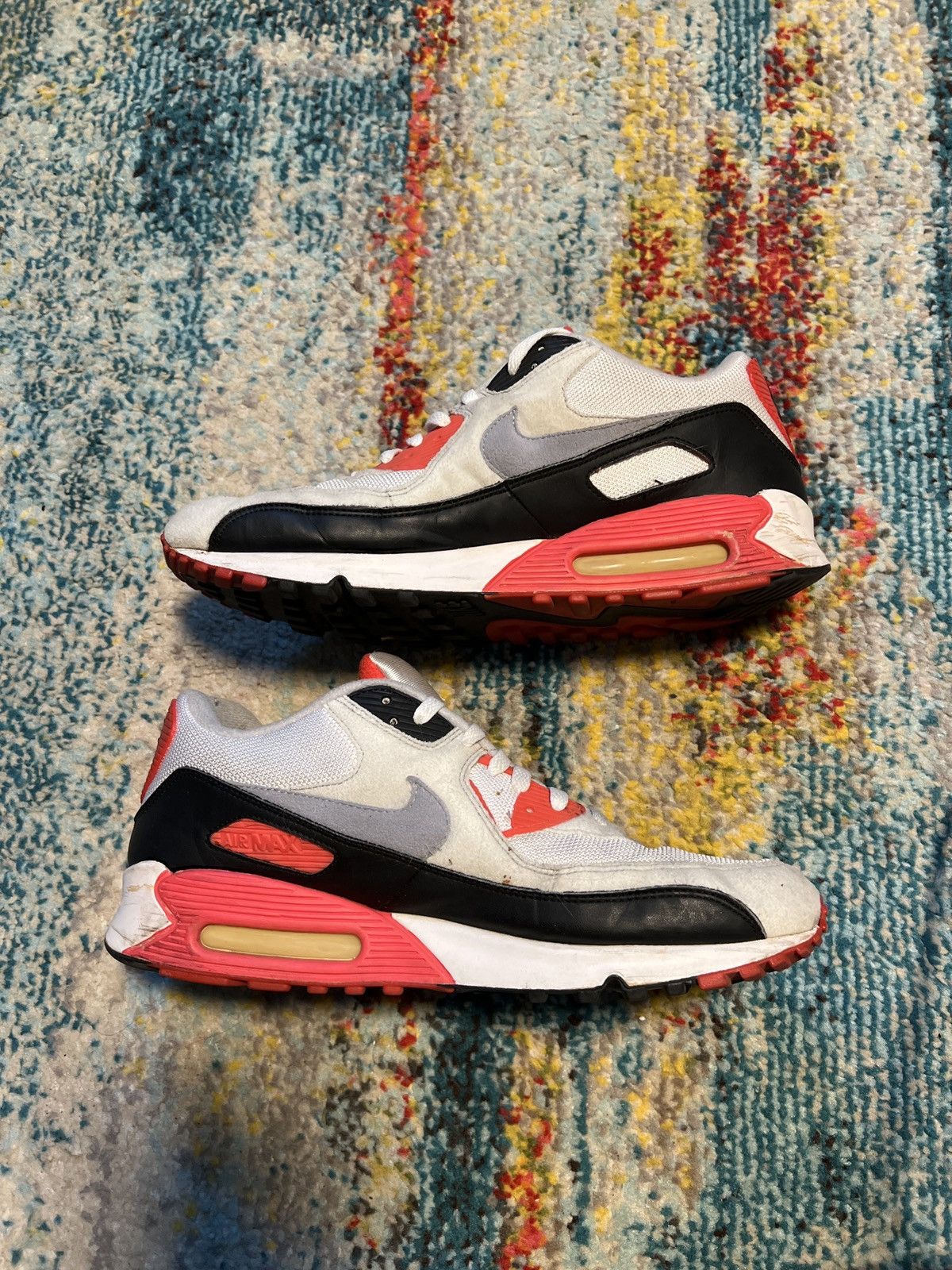 Nike Air max 90 infrared 2005 special edition Size US 13 / EU 46 - 2 Thumbnail