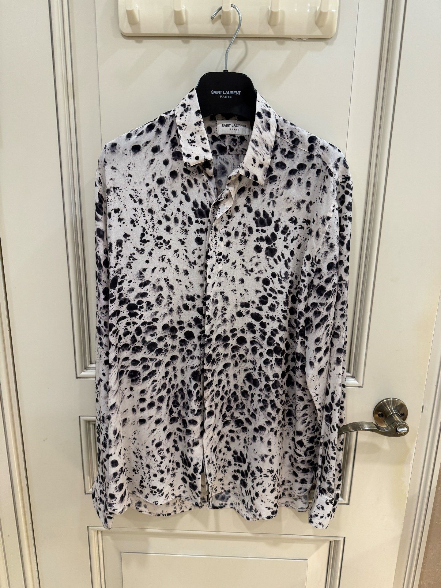 Saint Laurent Paris Saint Laurent Classic Snow Shirt Size US L / EU 52-54 / 3 - 3 Thumbnail