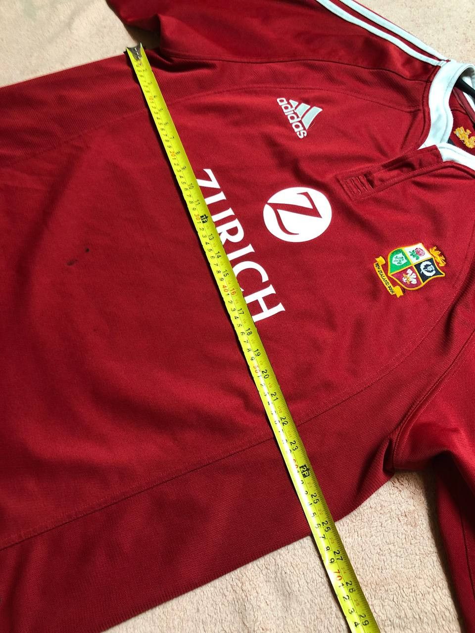 Adidas British and Irish Lions zurich adidas rugby shirt Size US XXL / EU 58 / 5 - 14 Thumbnail