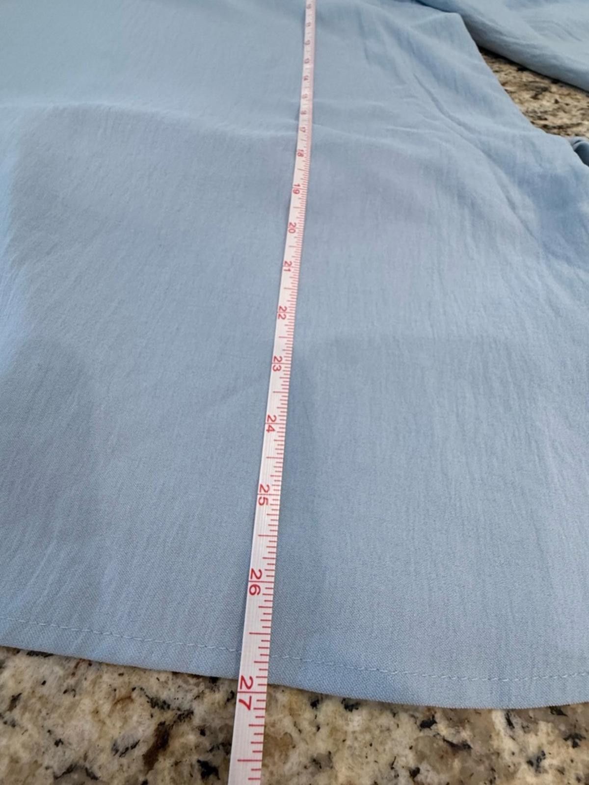 Other Mint Julep chic sky blue tunic top fabric belt & bow SZ SM Size S / US 4 / IT 40 - 9 Thumbnail