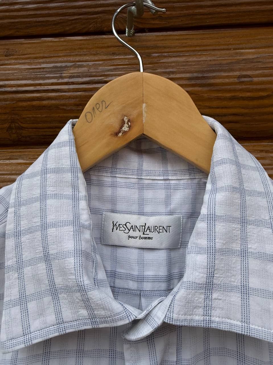 Yves Saint Laurent YSL Yves Saint Laurent Short Sleeve Shirt Logo Size L Size US L / EU 52-54 / 3 - 4 Thumbnail