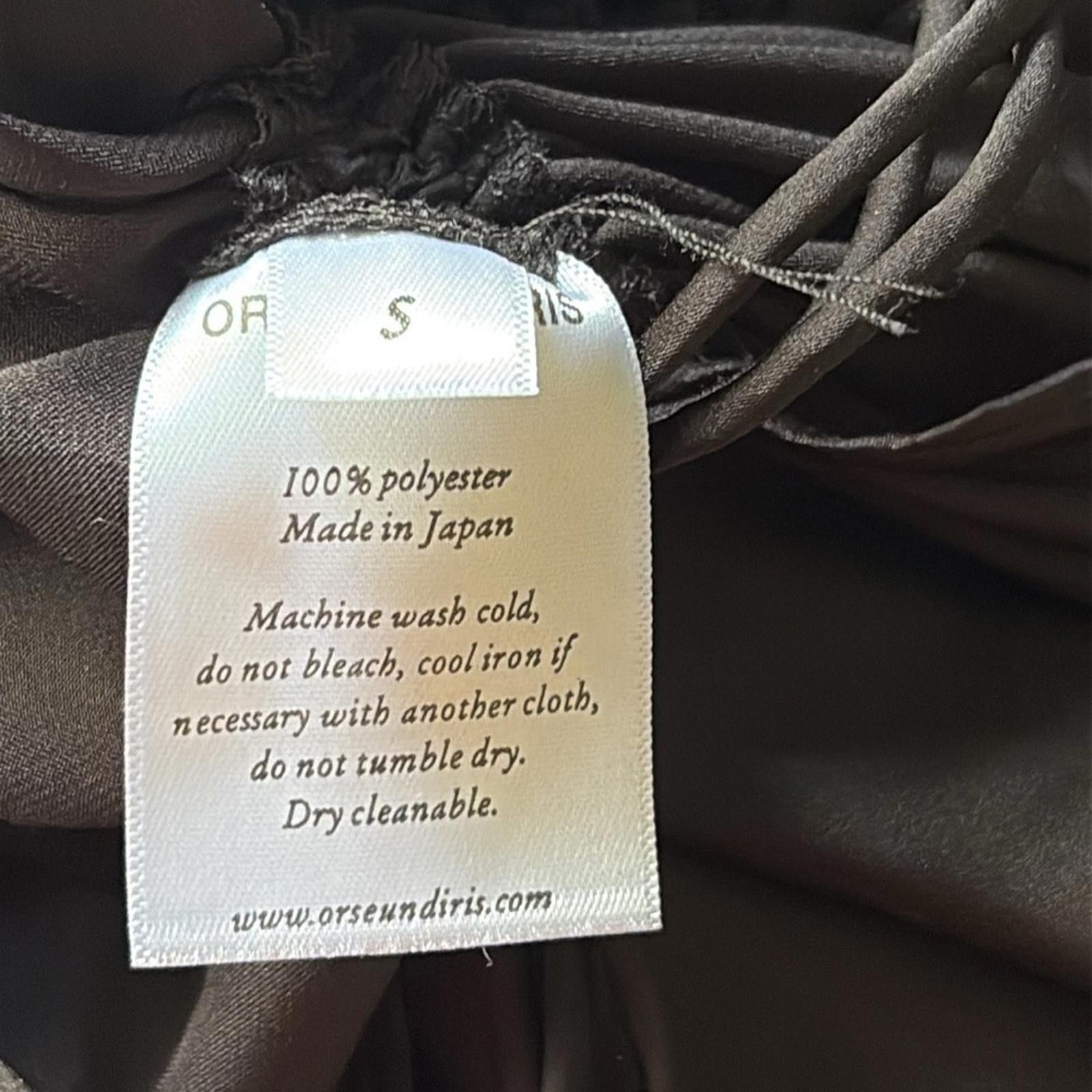 Orseund Iris ORSEUND IRIS Ruched Satin Dress Black Size Small Size S / US 4 / IT 40 - 11 Thumbnail