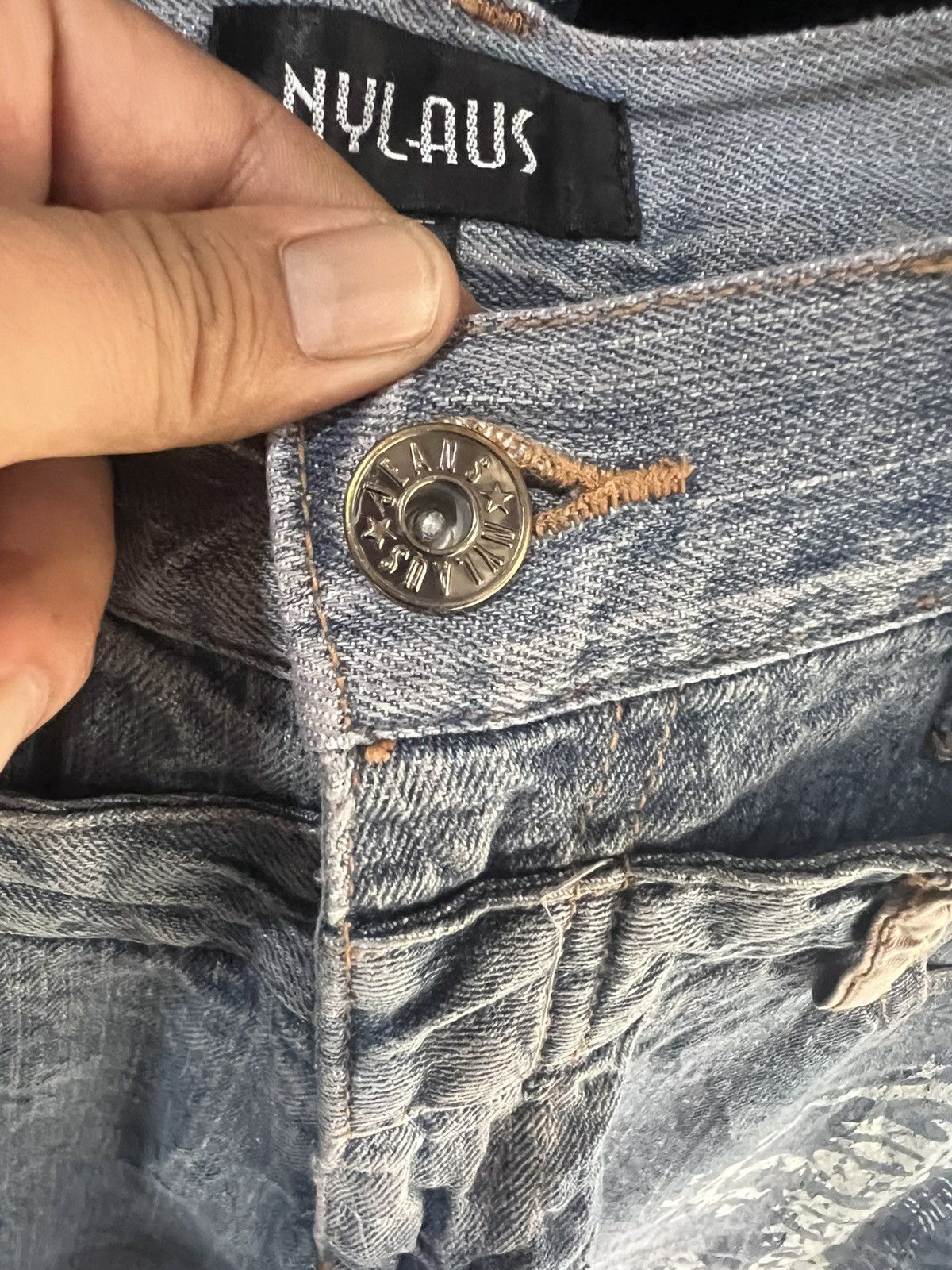 If Six Was Nine 🔥Nylaus Double Waist Hysteric Inspired Flared Denim Size US 32 / EU 48 - 11 Thumbnail