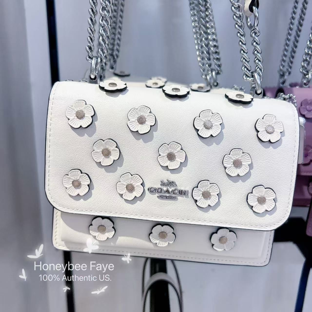Coach Mini Klare Crossbody Bag With Floral Applique CAK00 Size ONE SIZE - 1 Thumbnail