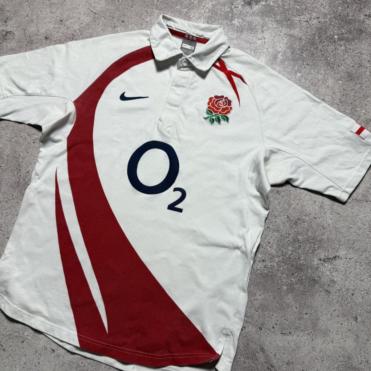 Nike Vintage Nike O2 England Rugby Jersey Size US L / EU 52-54 / 3 - 2 Thumbnail